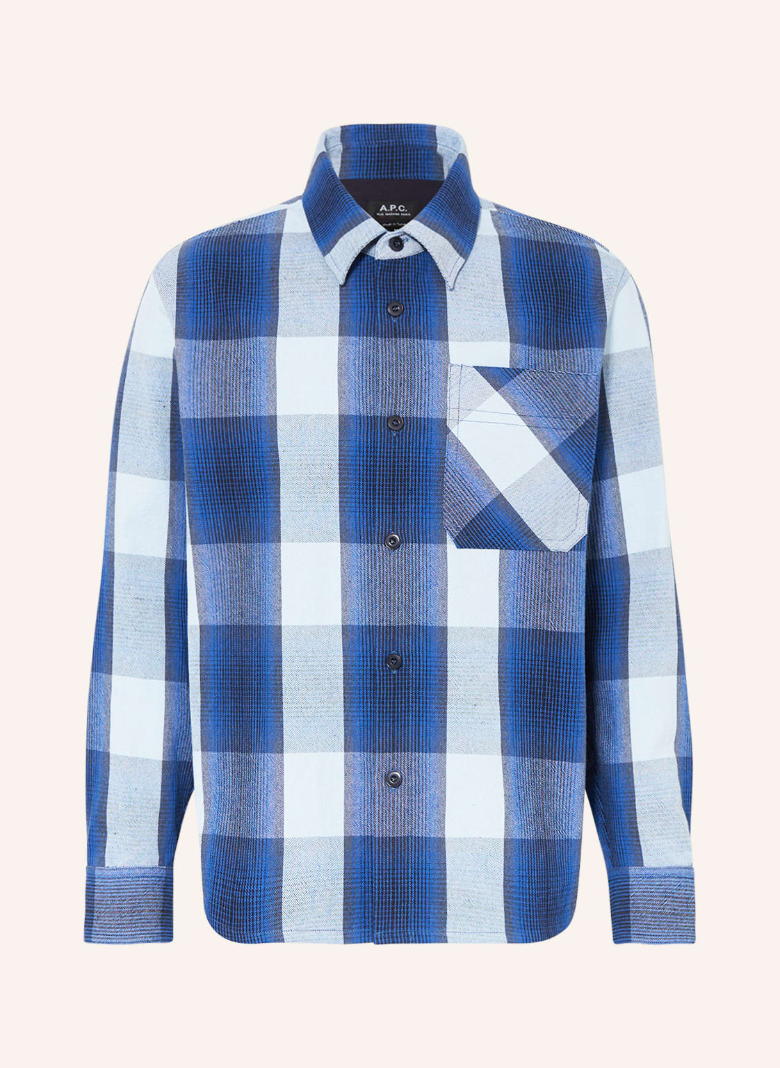 Image of A.P.C. Overshirt Surchemise blau