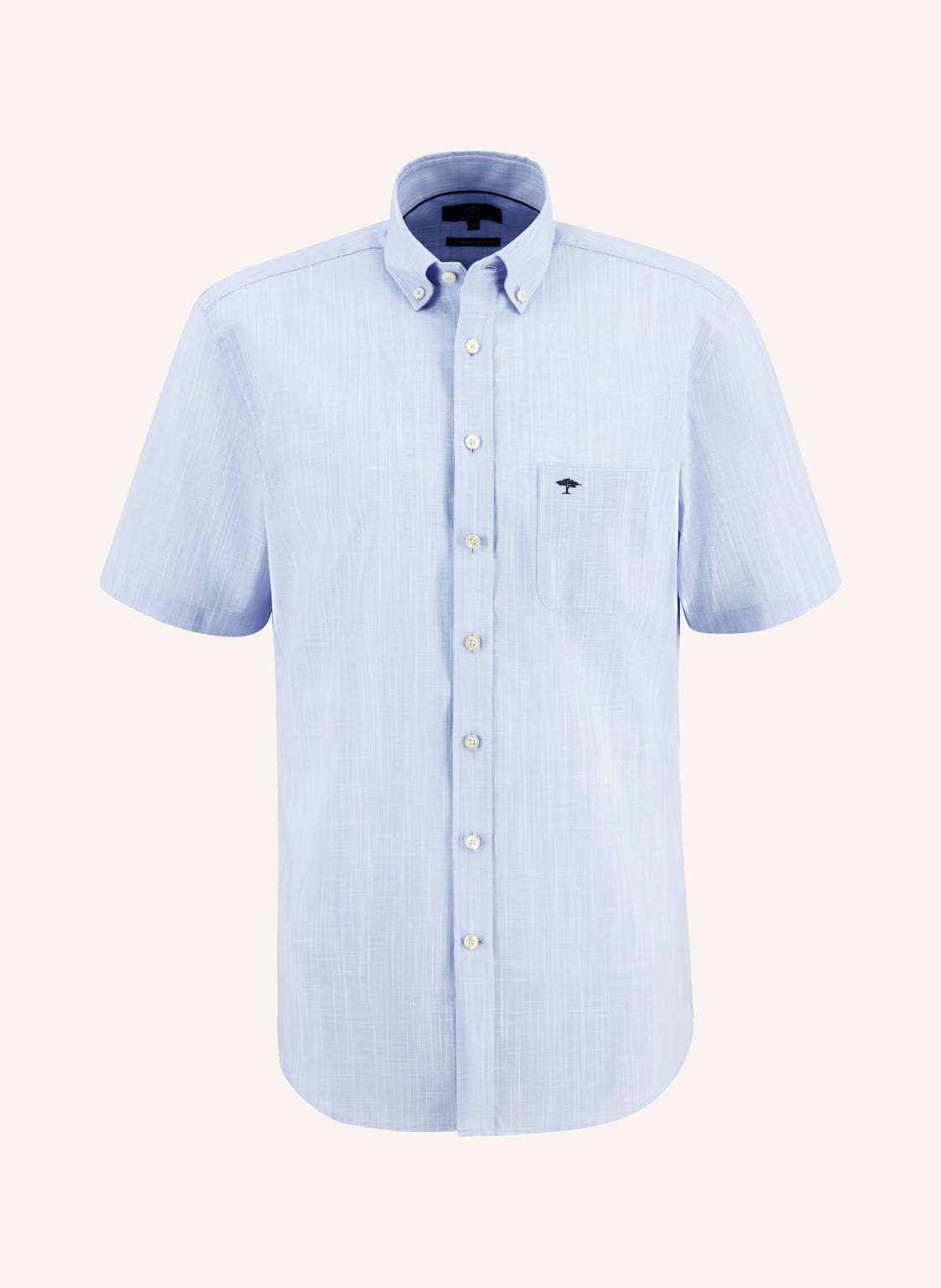 Image of Fynch-Hatton Kurzarm-Hemd Regular Fit blau