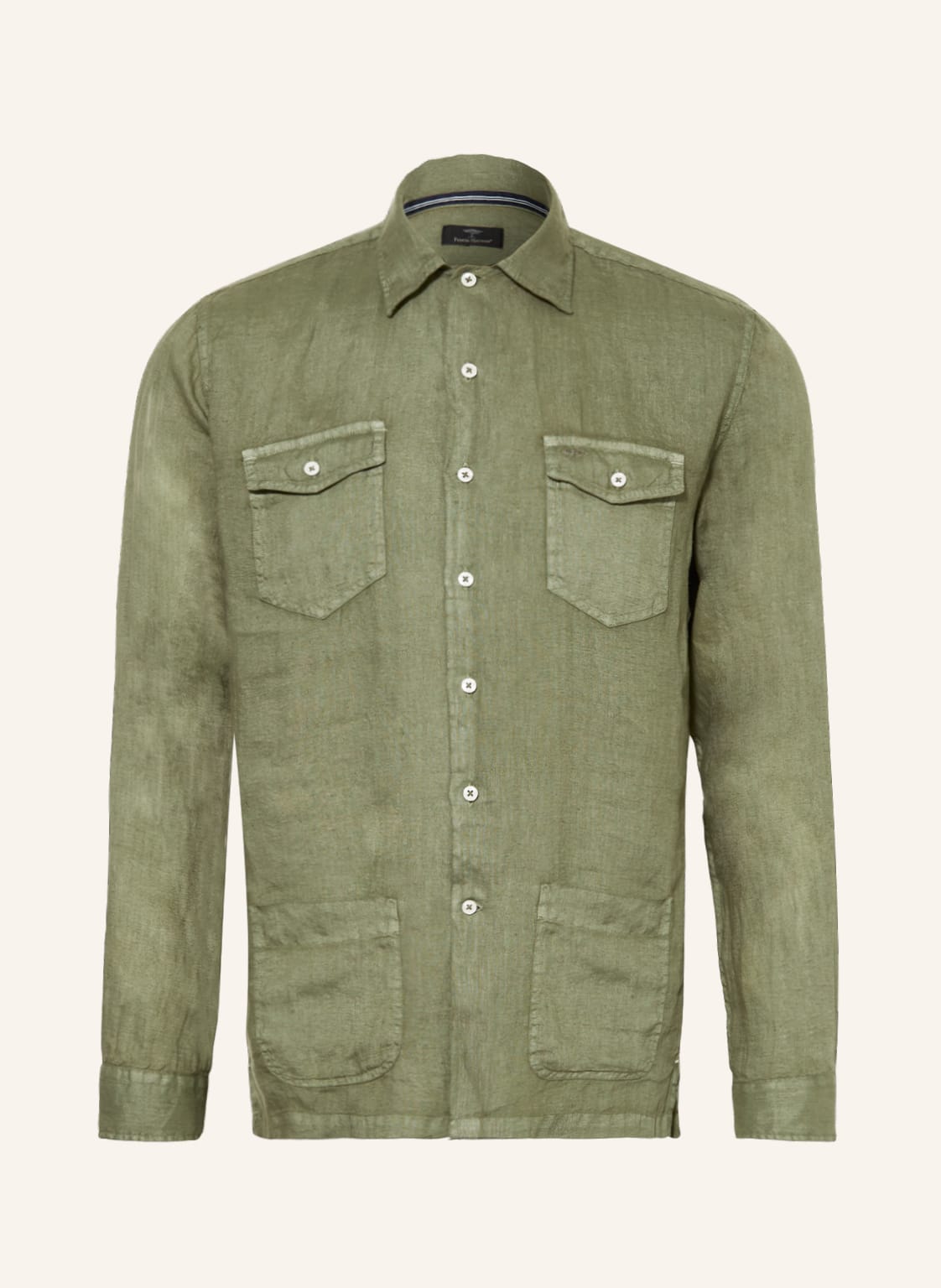Image of Fynch-Hatton Leinenhemd Slim Fit gruen
