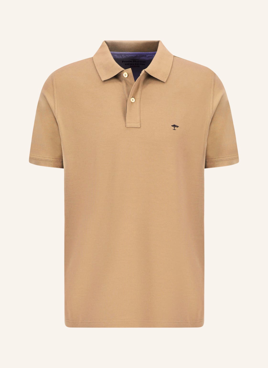 Image of Fynch-Hatton Poloshirt beige