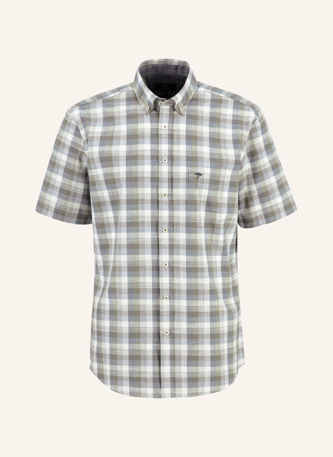 Image of Fynch-Hatton Kurzarm-Hemd Comfort Fit gruen