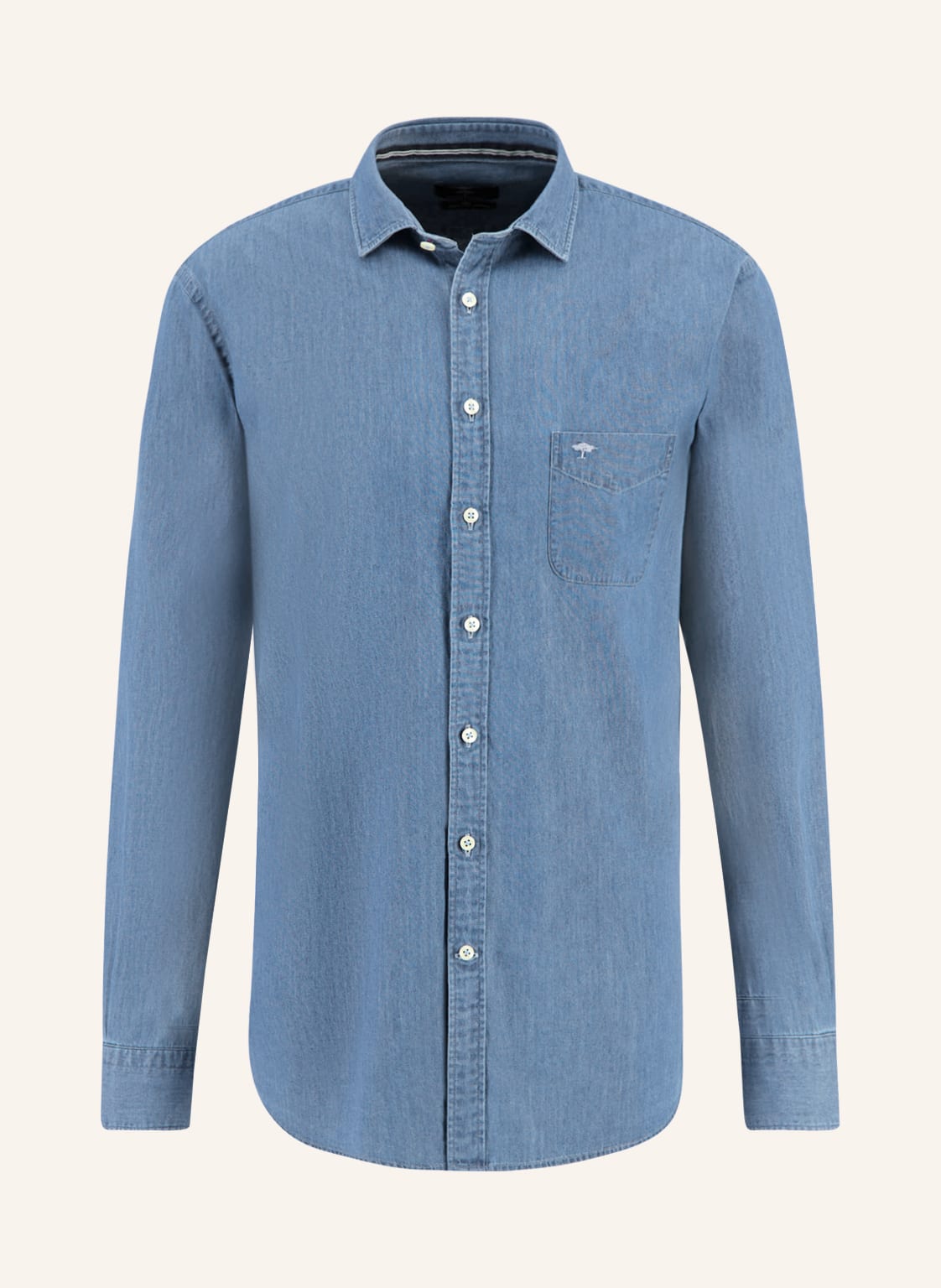 Image of Fynch-Hatton Jeanshemd Slim Fit blau