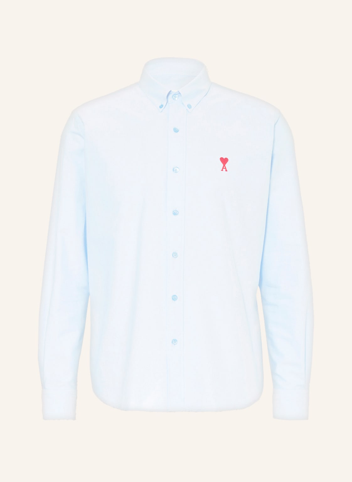 Image of Ami Paris Oxfordhemd Classic Fit blau