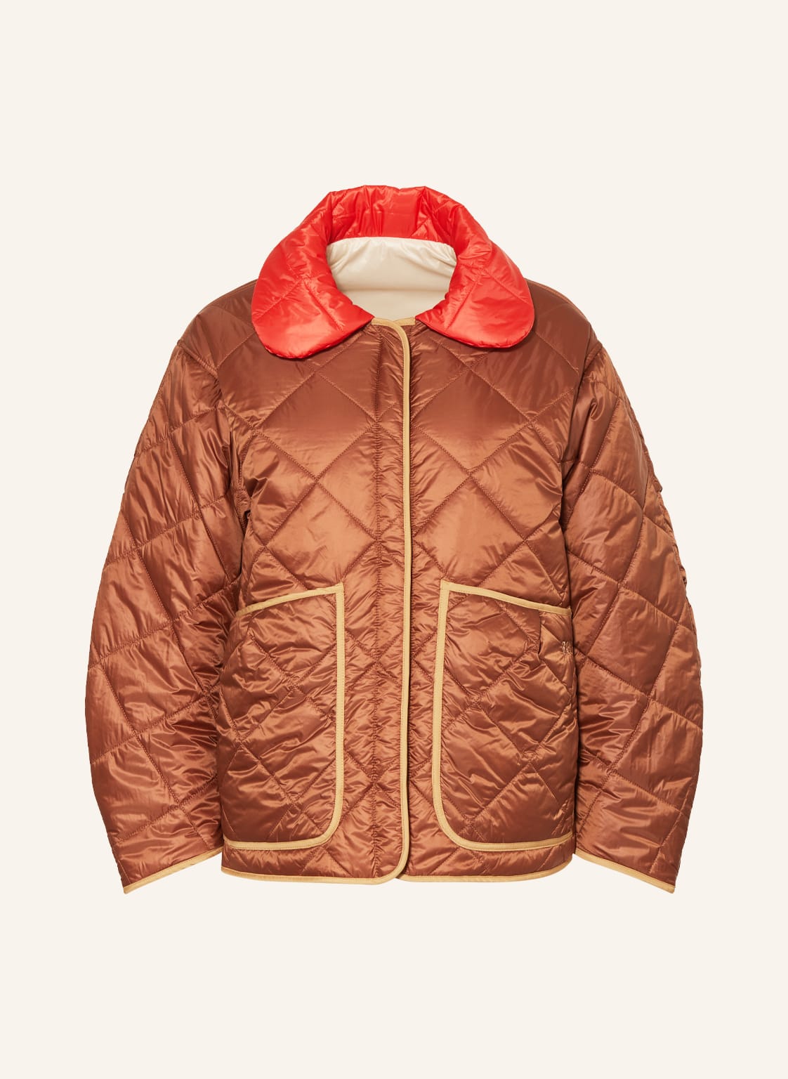 Image of Fay Steppjacke Zum Wenden orange