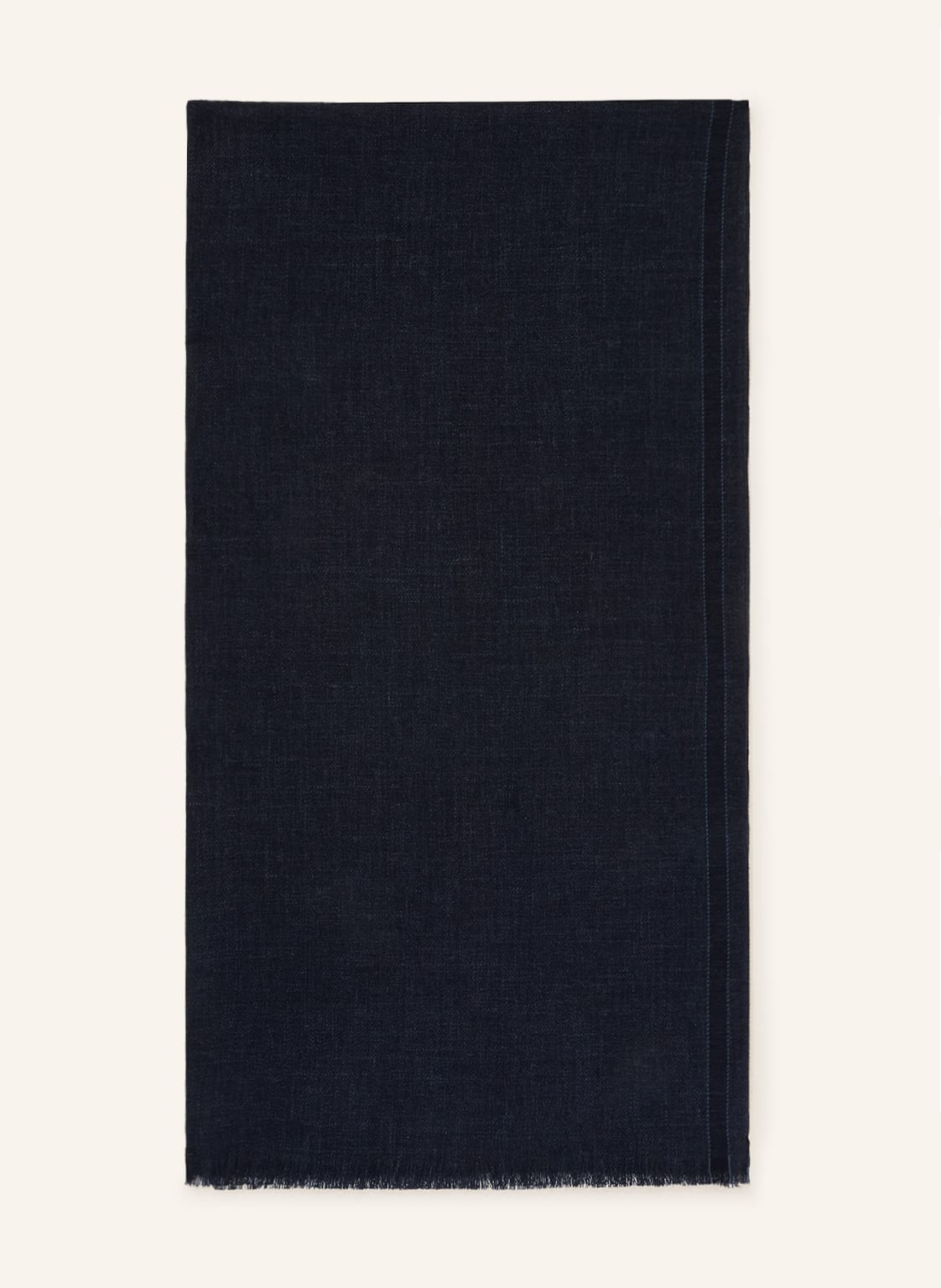 Image of Zegna Cashmere-Schal Oasi Cashmere Mit Leinen blau