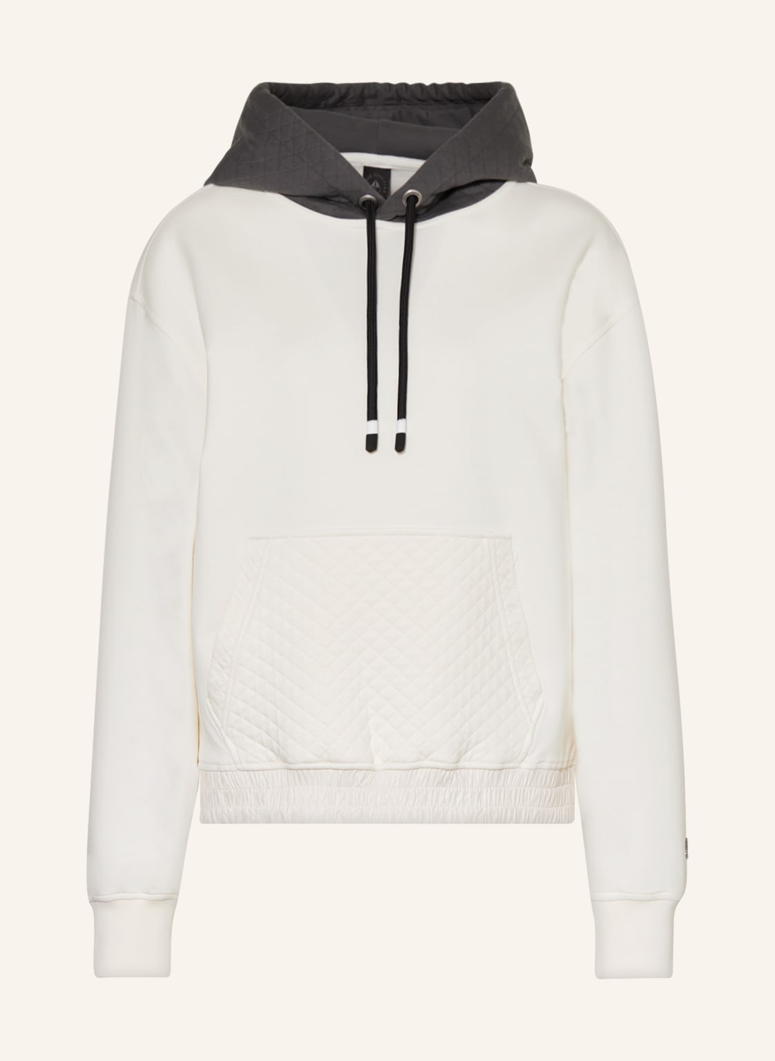 Image of Moose Knuckles Hoodie Atlantic weiss