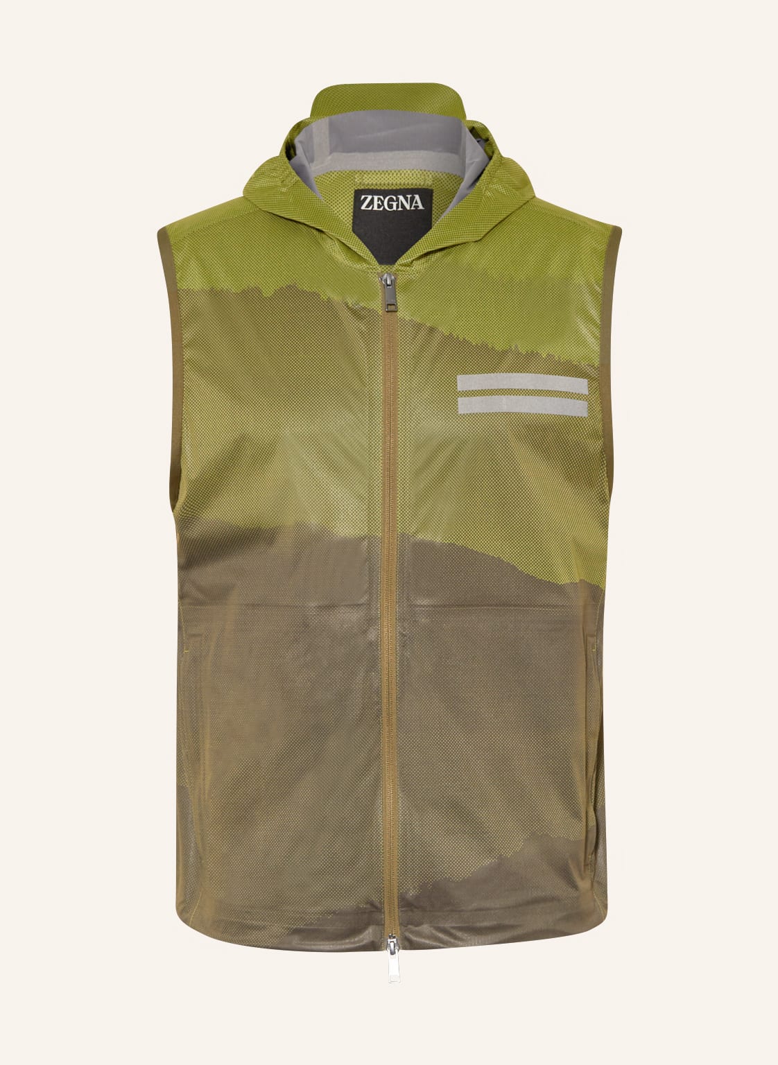 Image of Zegna Funktionsweste Norda Mit Mesh gruen