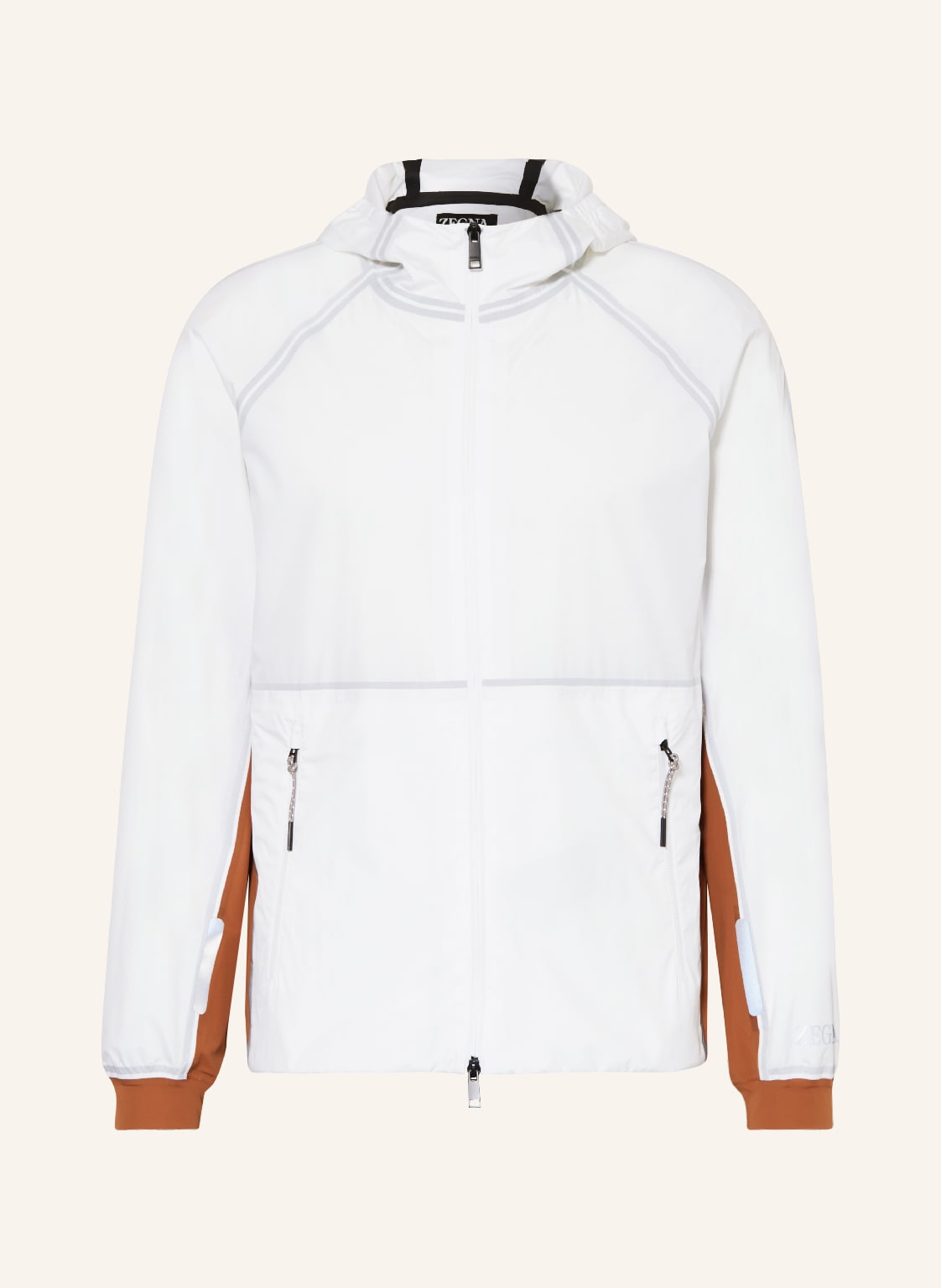 Image of Zegna Funktionsjacke Norda weiss