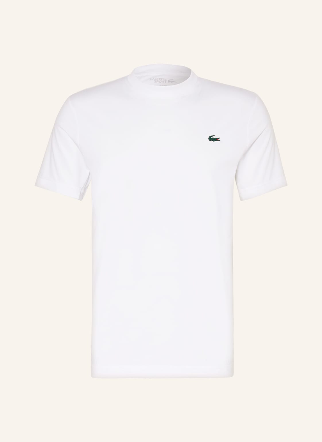 Image of Lacoste T-Shirt Mit Mesh weiss