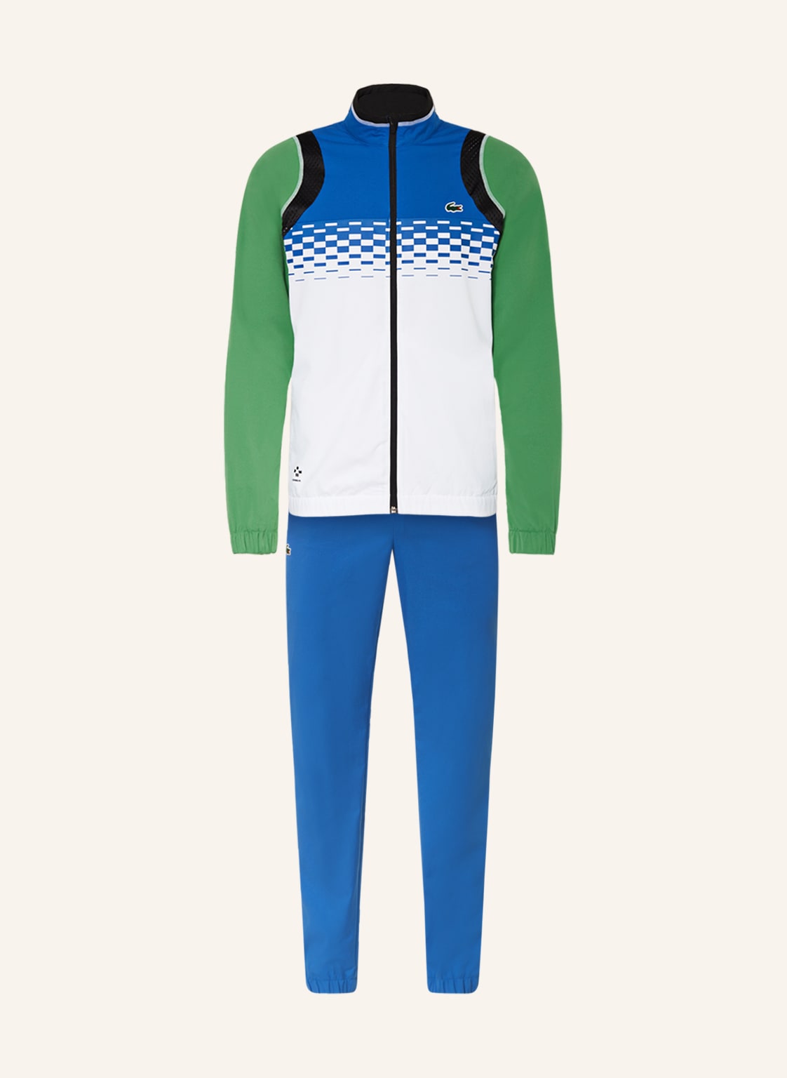 Image of Lacoste Trainingsanzug Mit Mesh blau