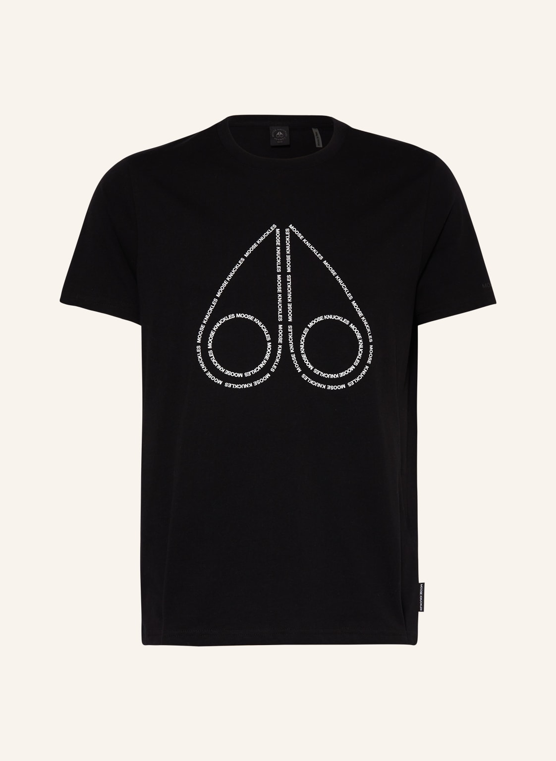 Image of Moose Knuckles T-Shirt Gerrard schwarz