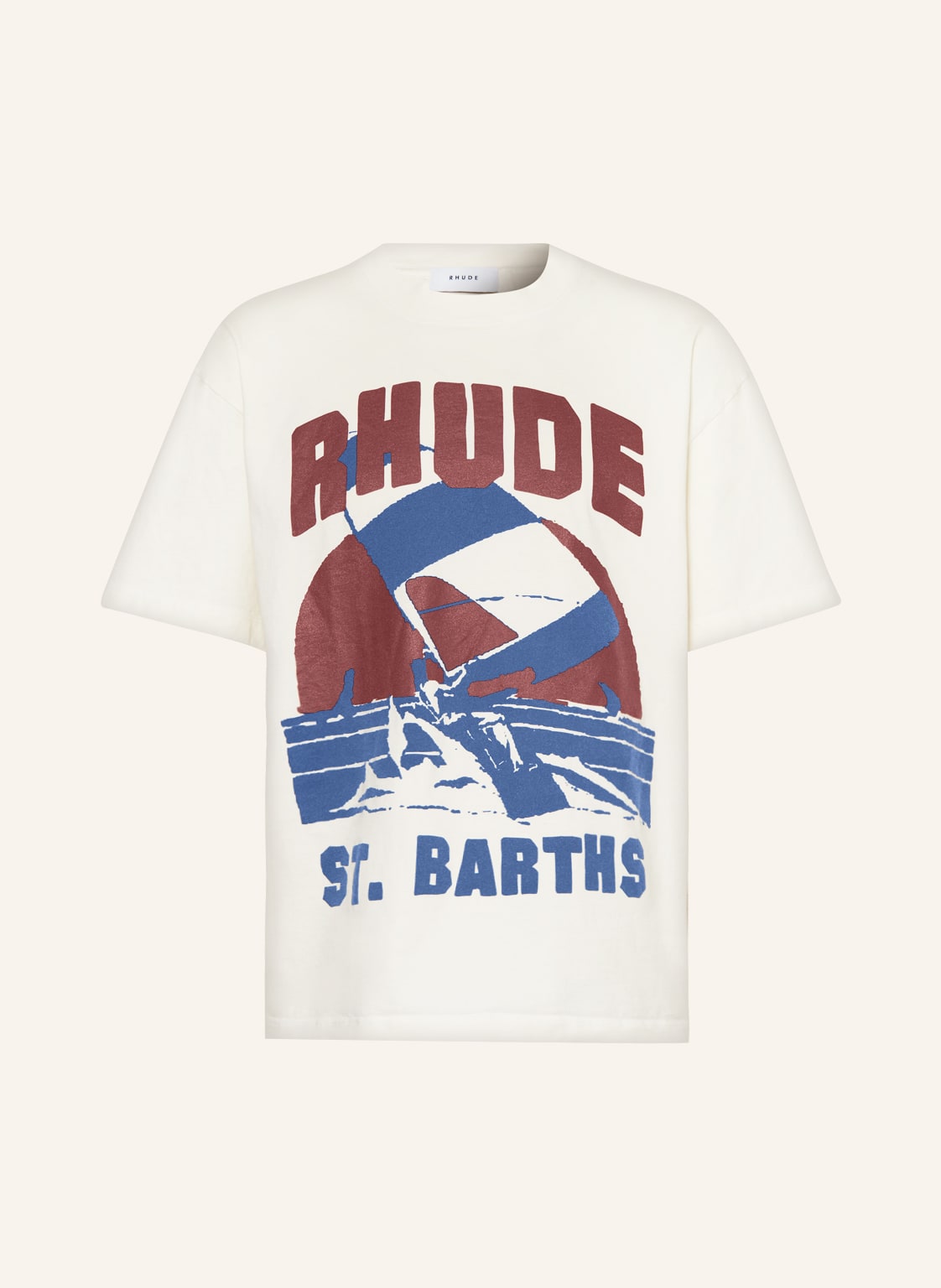 Image of Rhude T-Shirt weiss