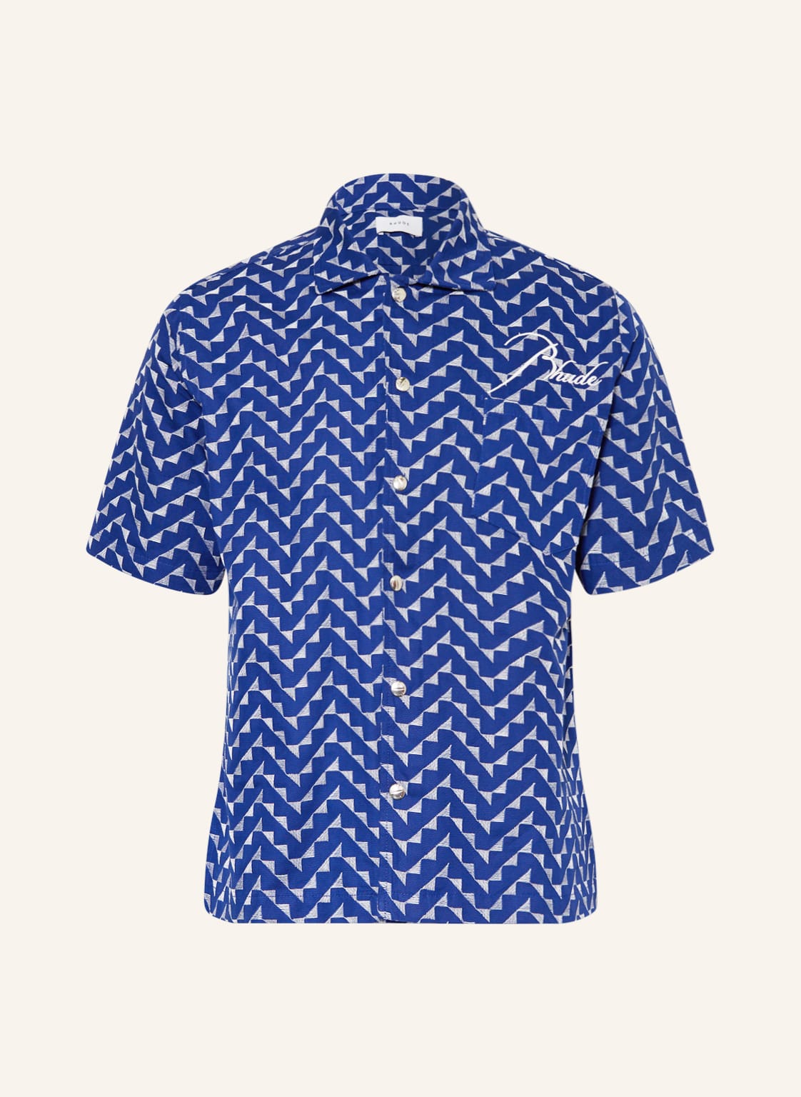 Image of Rhude Hemd Comfort Fit blau