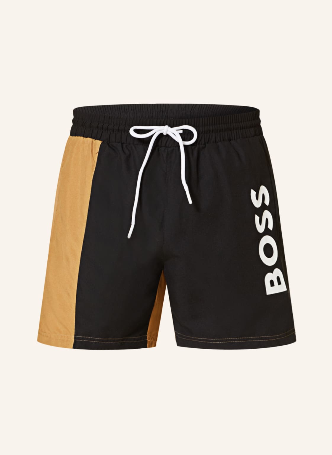 Image of Boss Set: Badeshorts Und Handtuch schwarz