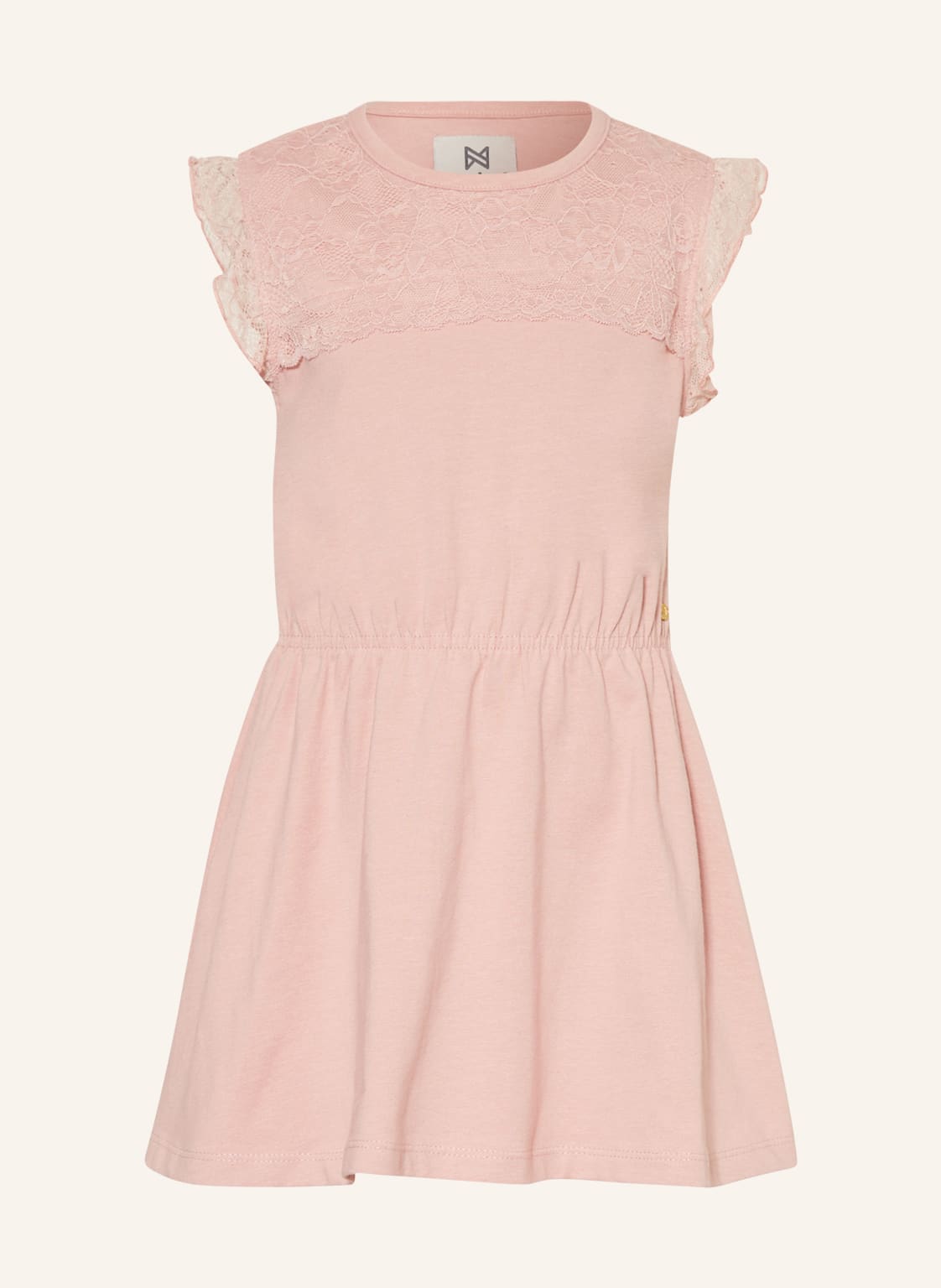 Image of Koko Noko Jerseykleid Mit Spitze rosa
