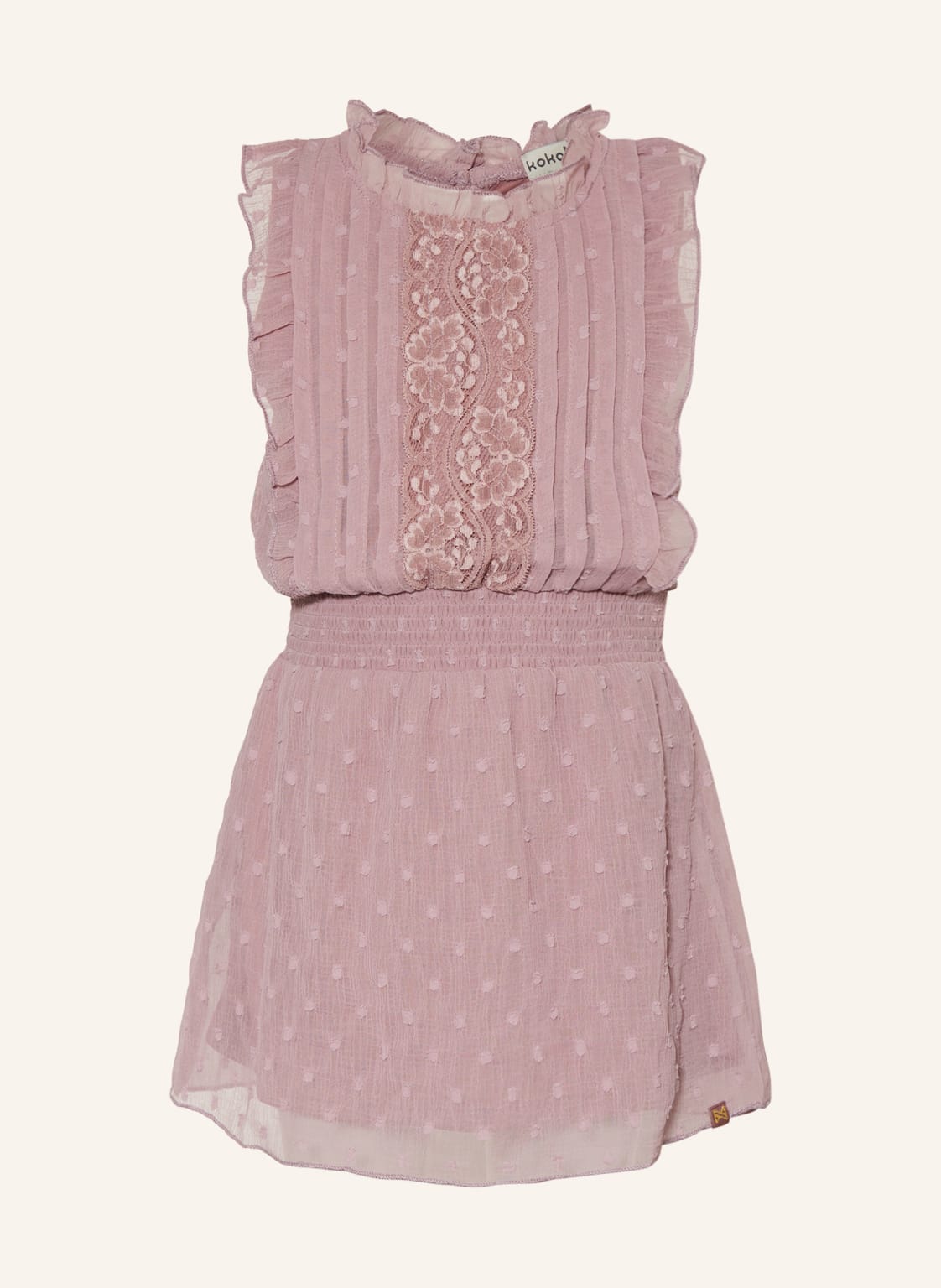 Image of Koko Noko Kleid Mit Rüschen Und Spitze rosa