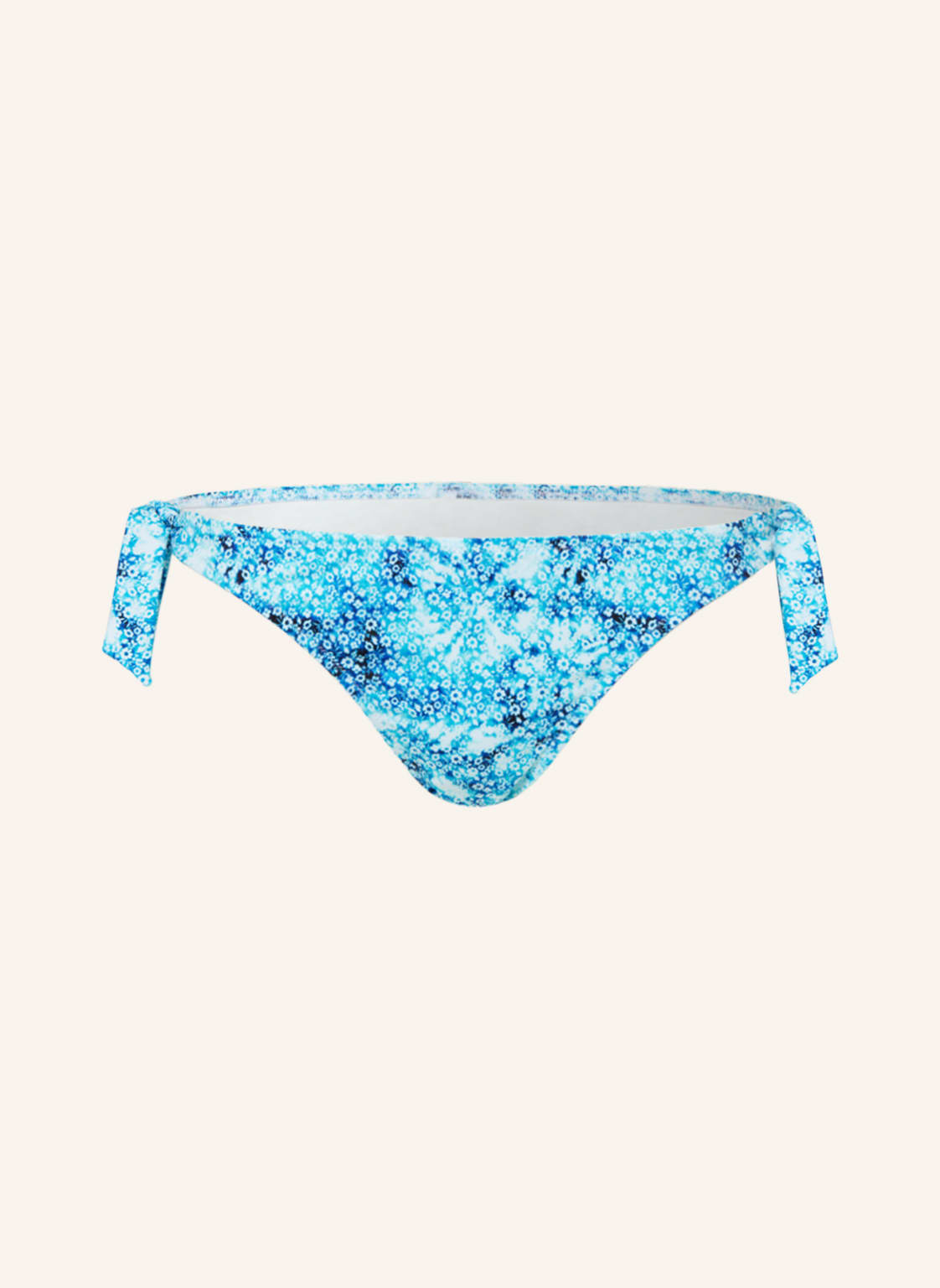 Image of Vilebrequin Triangel-Bikini-Hose Flowers Tie & Dye blau