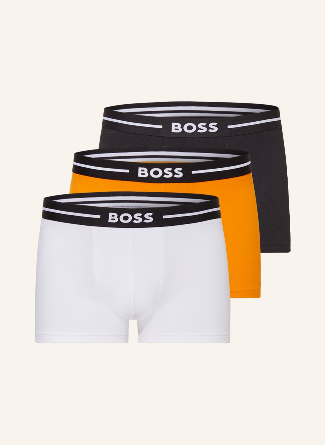 Image of Boss 3er-Pack Boxershorts Bold orange