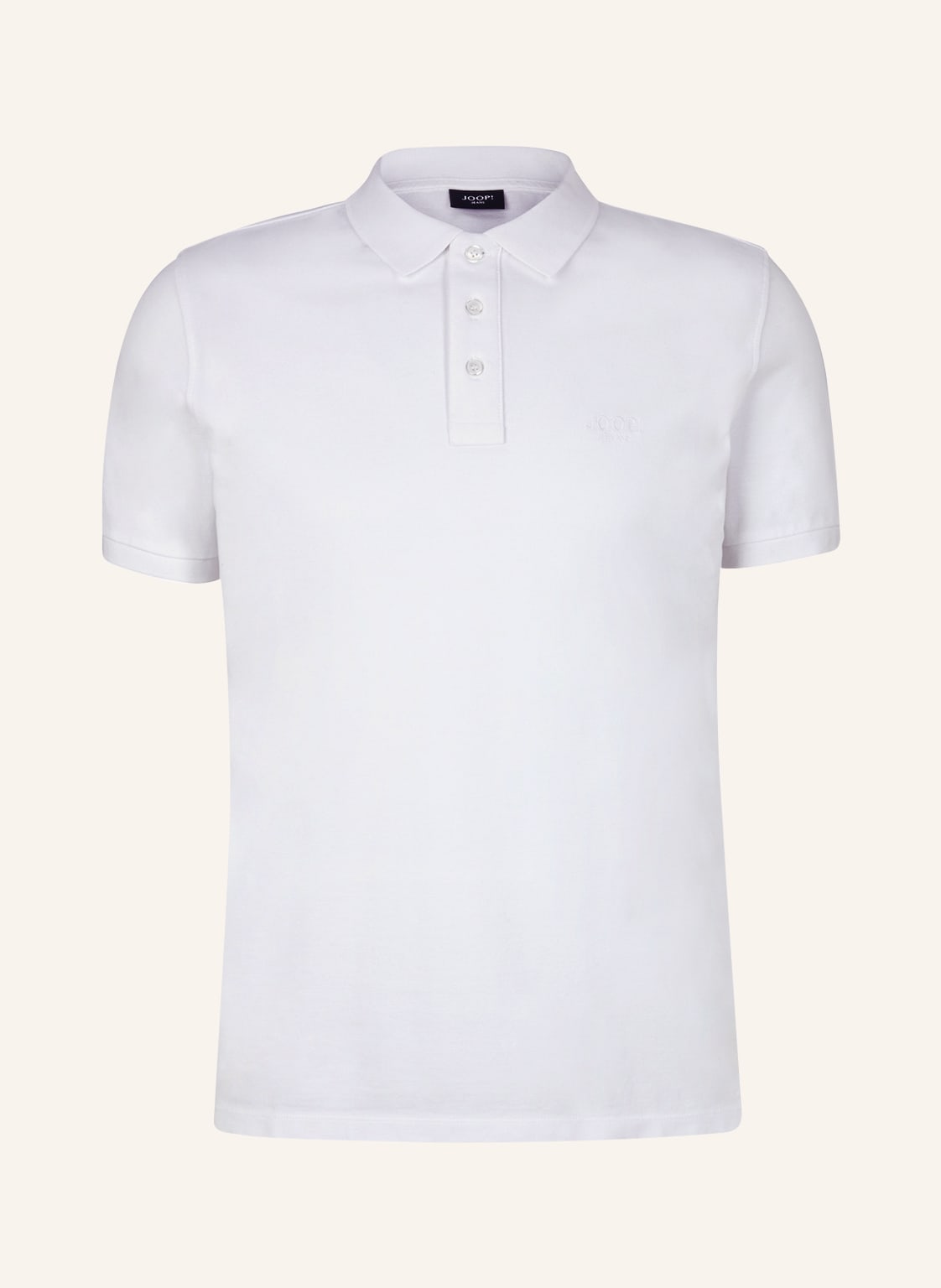 Image of Joop! Jeans Piqué-Poloshirt Ambrosio weiss
