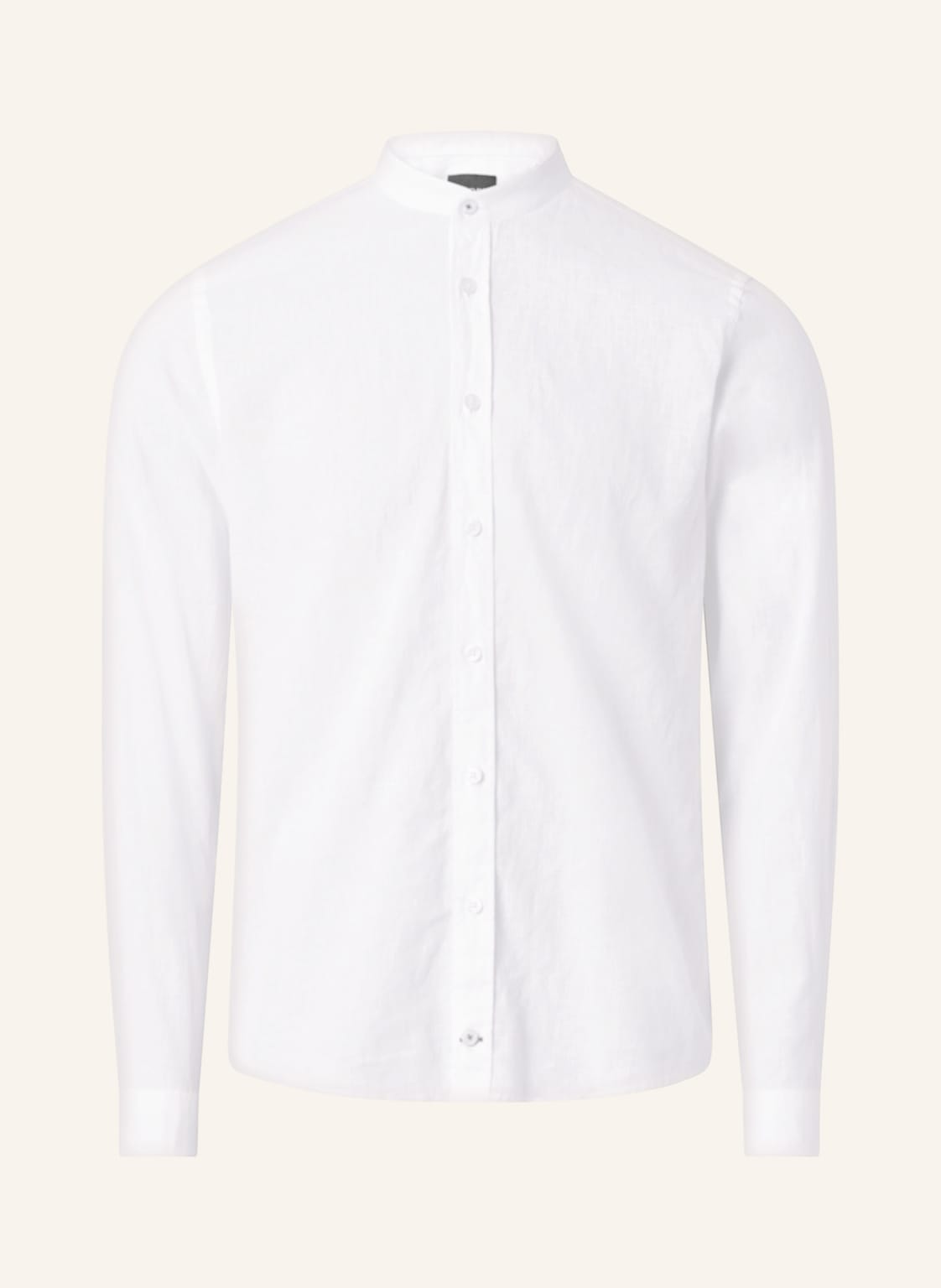 Image of Joop! Jeans Hemd Heddek Regular Fit Mit Leinen weiss