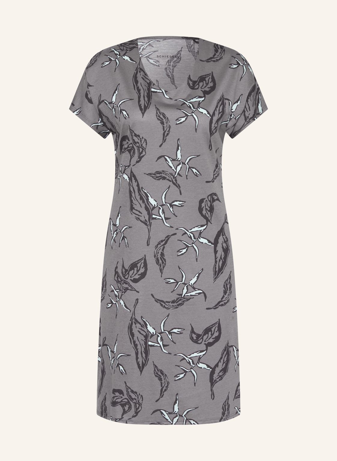 Image of Schiesser Nachthemd Mix+Relax gruen