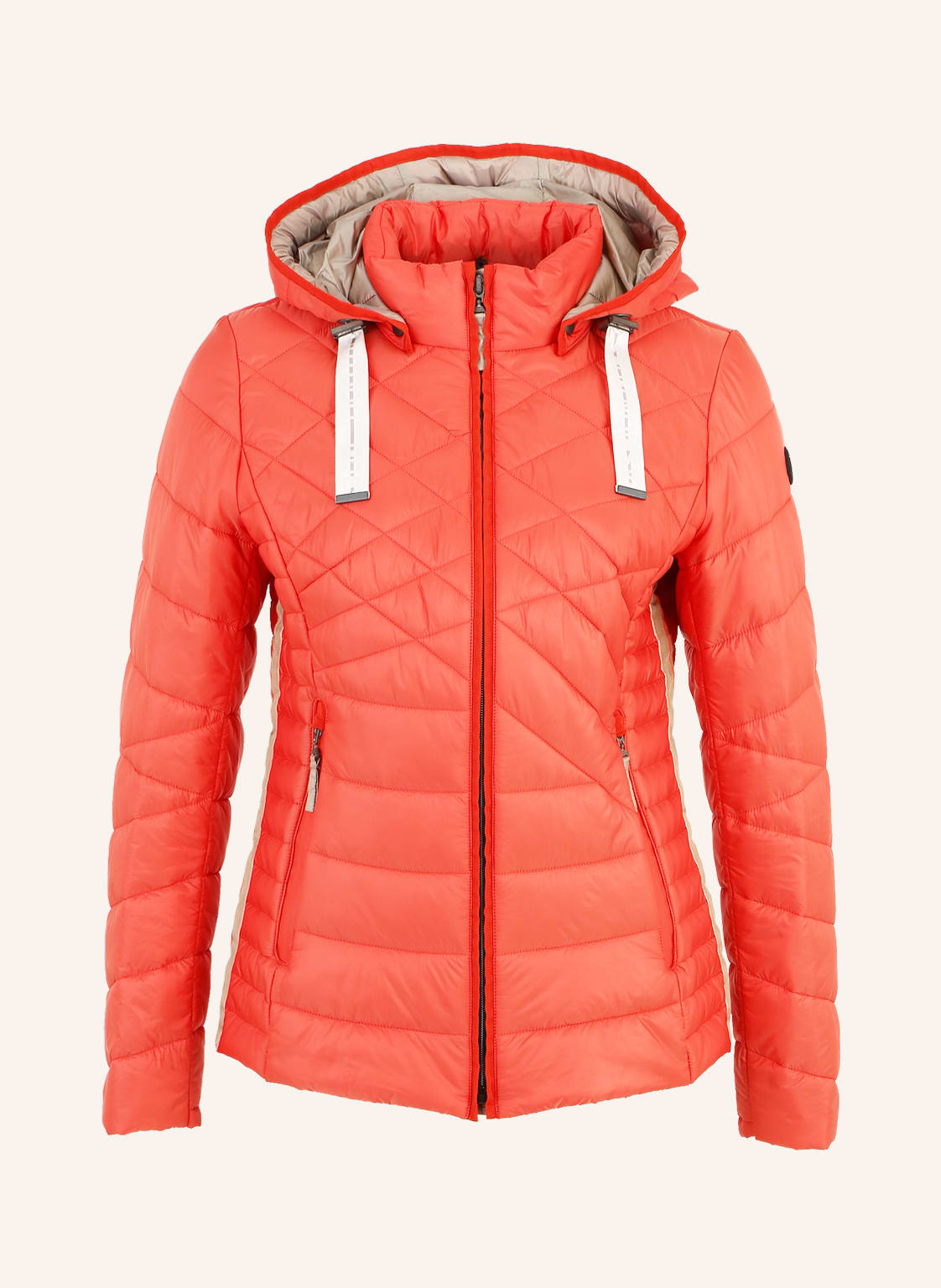Image of Gil Bret Steppjacke Mit Abnehmbarer Kapuze orange