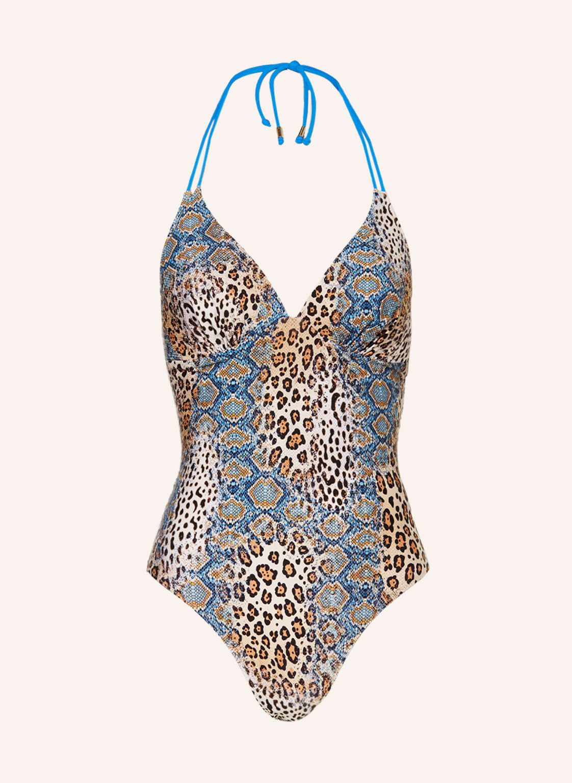 Image of Marie Jo Neckholder-Badeanzug Minorca blau