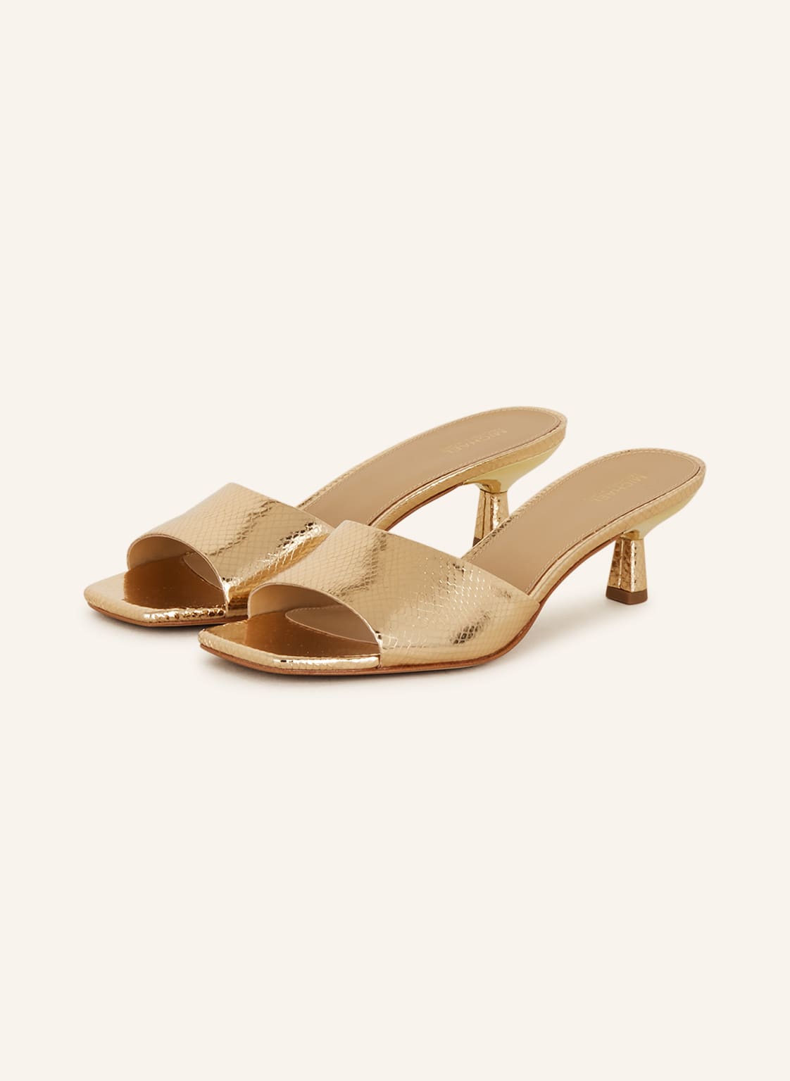 Image of Michael Kors Mules Amal gold
