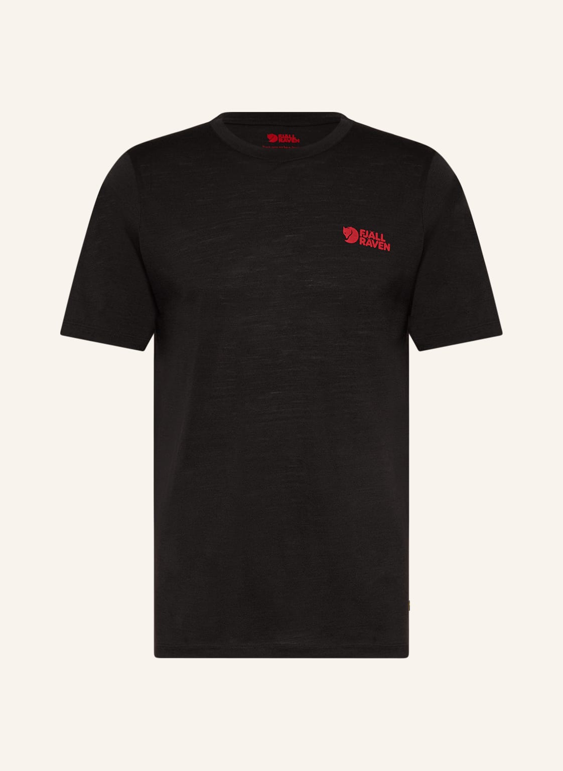 Image of Fjällräven T-Shirt Abisko Mit Merinowolle schwarz