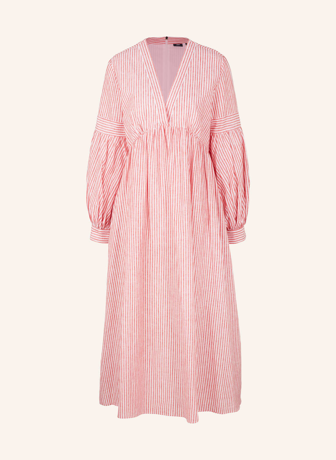 Image of Joop! Kleid Mit Leinen rot