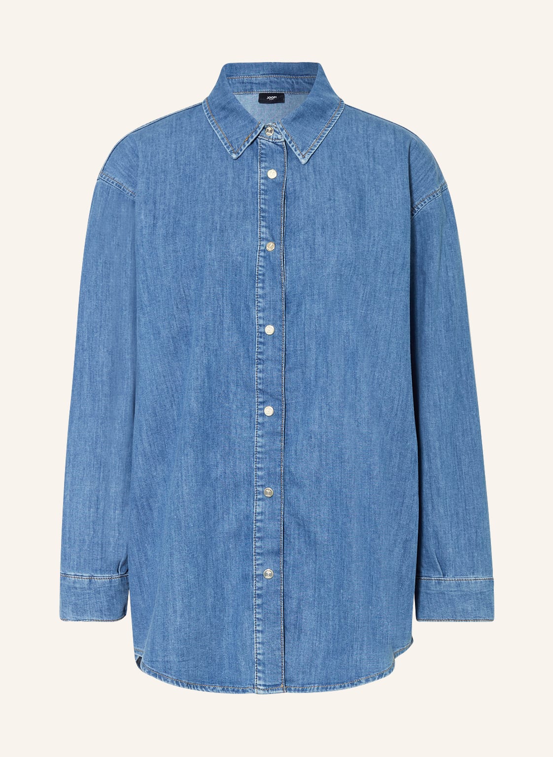 Image of Joop! Overshirt In Jeansoptik blau