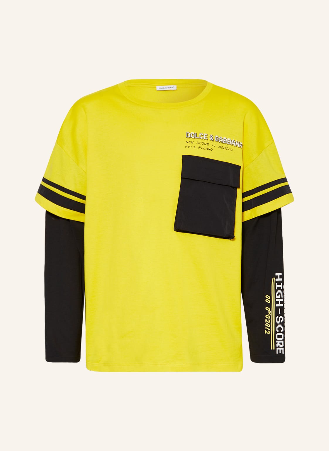 Image of Dolce & Gabbana Longsleeve gelb