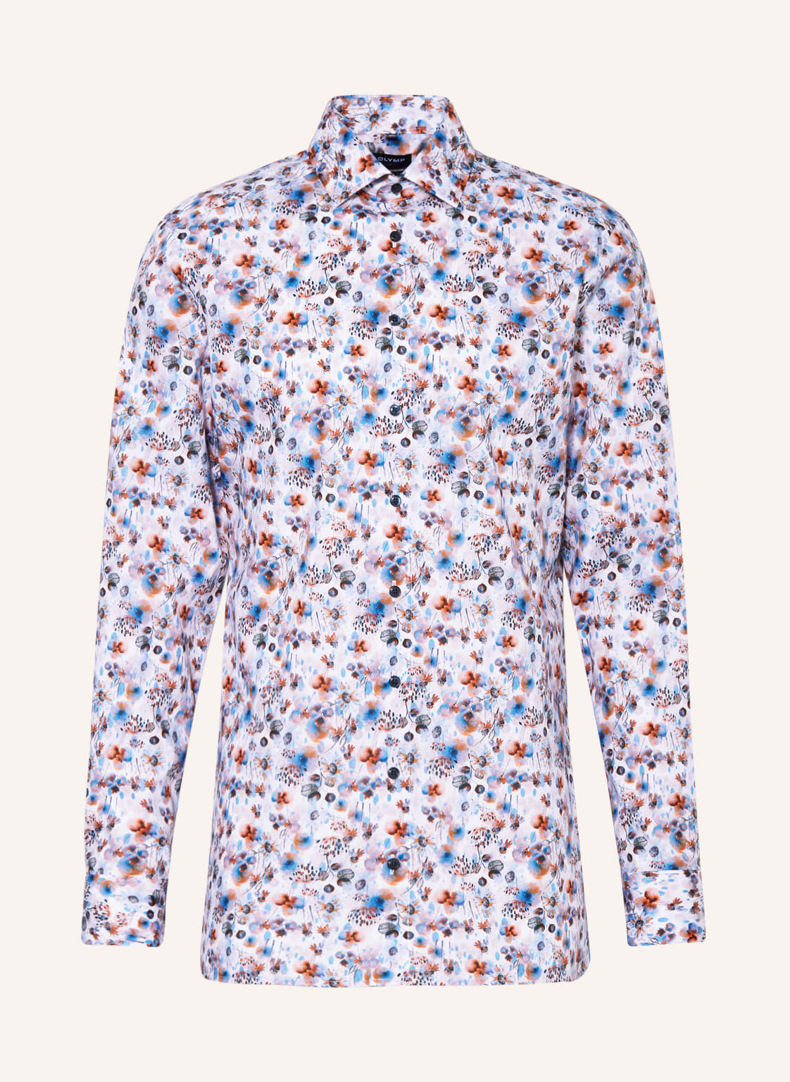 Image of Olymp Hemd Luxor Modern Fit Mit Extra Langem Arm orange