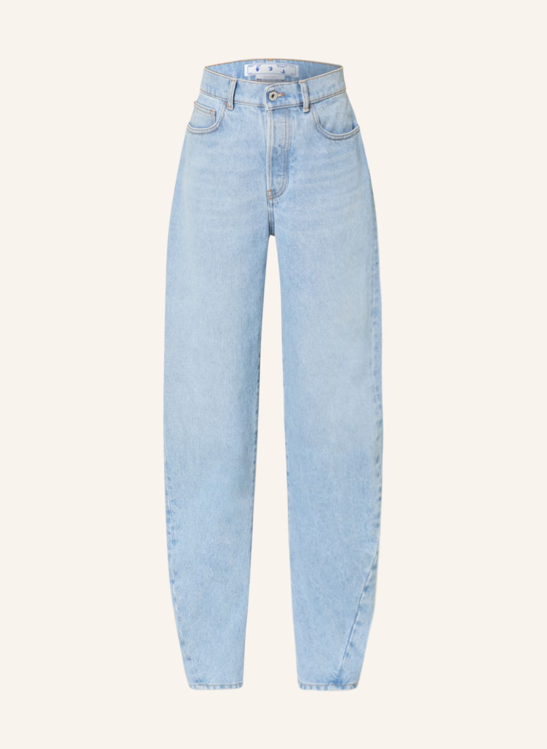 Image of Off-White Straight Jeans blau