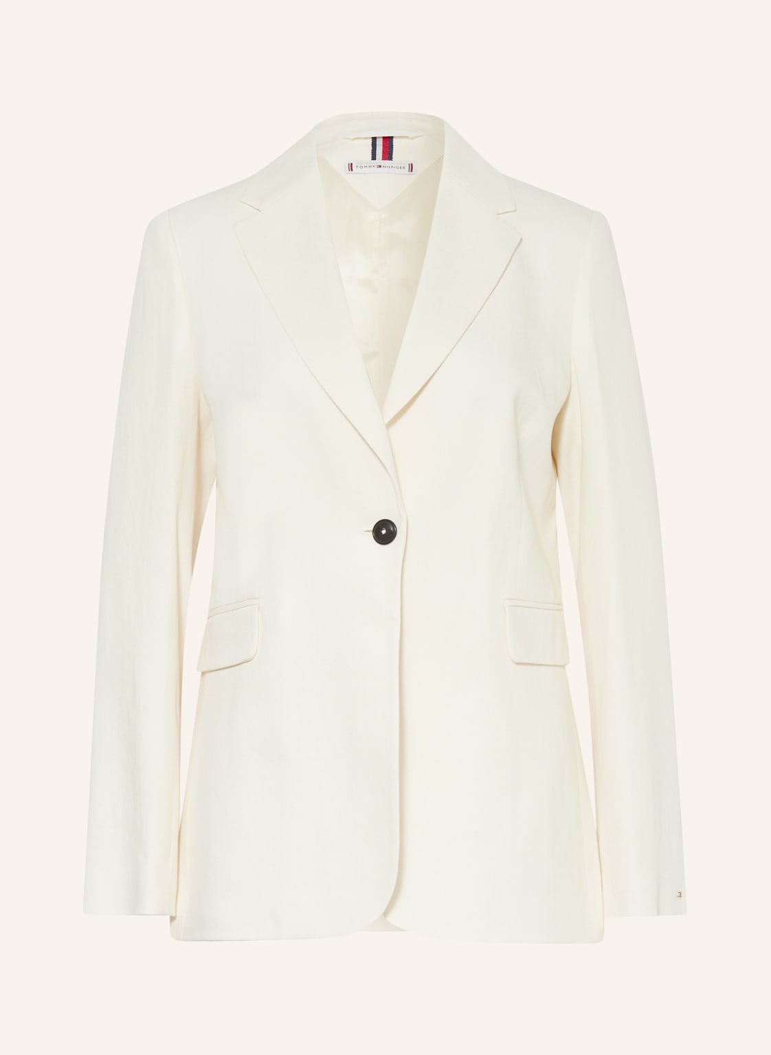 Image of Tommy Hilfiger Blazer Mit Leinen weiss