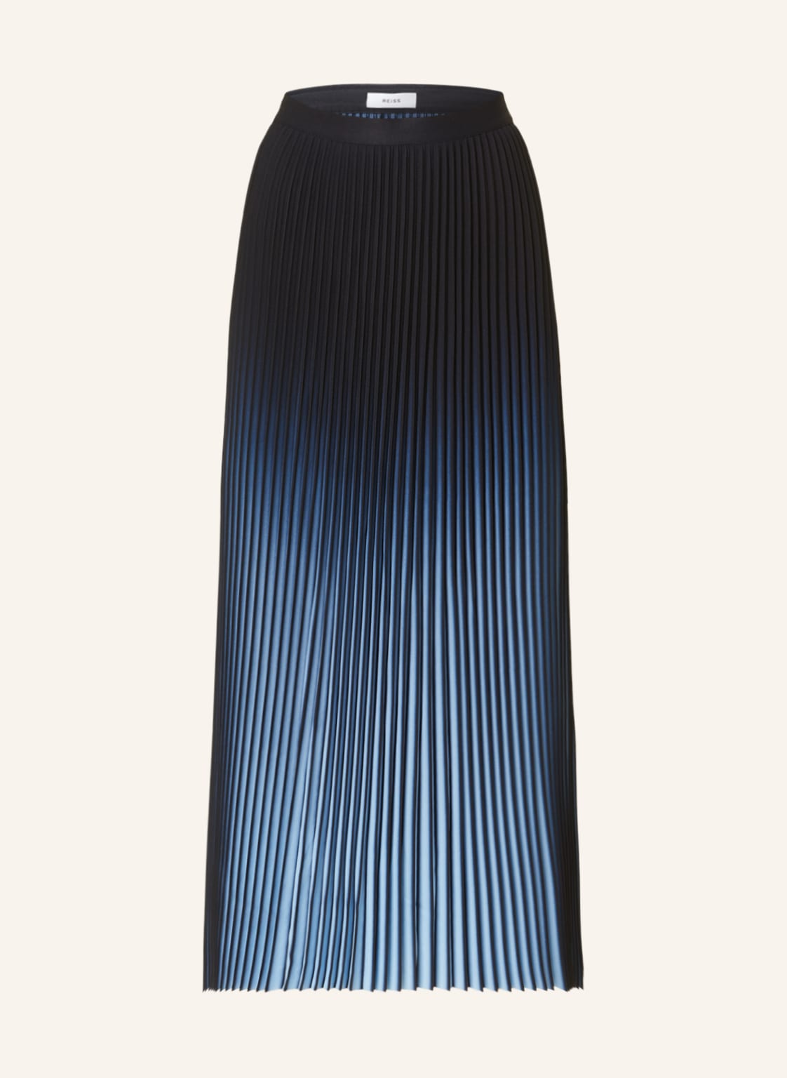 Image of Reiss Plisseerock Marlie blau