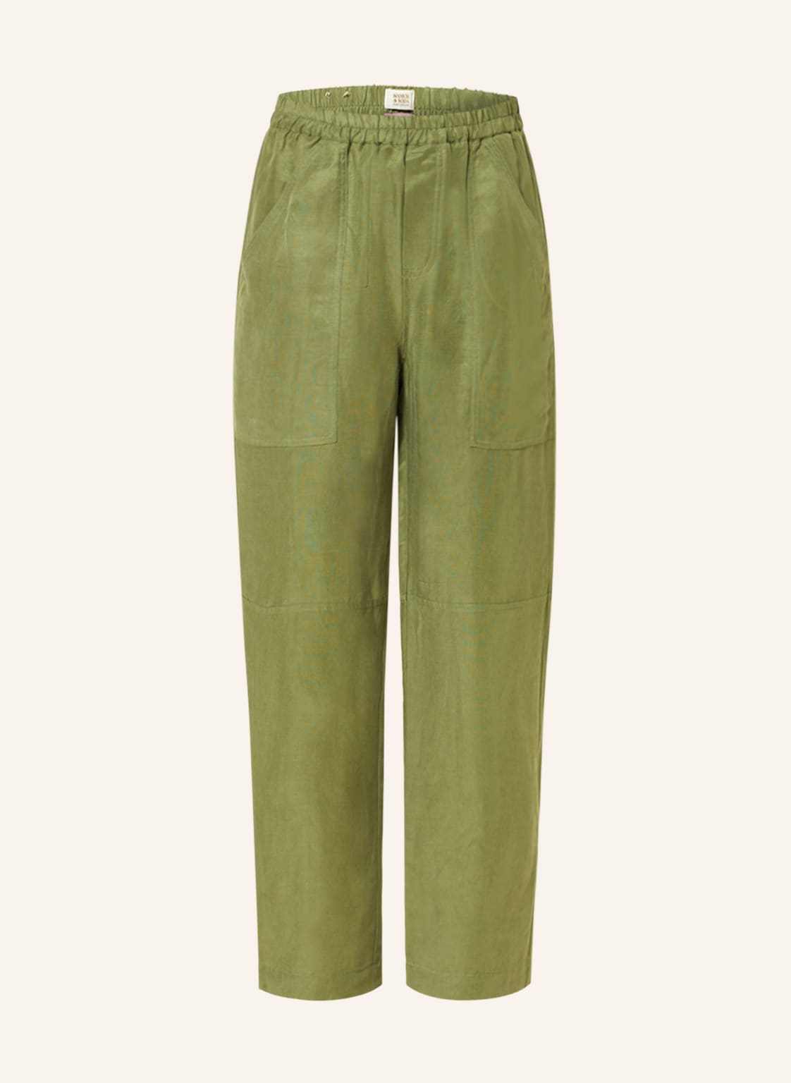 Image of Scotch & Soda Chino The Lou Mit Leinen gruen