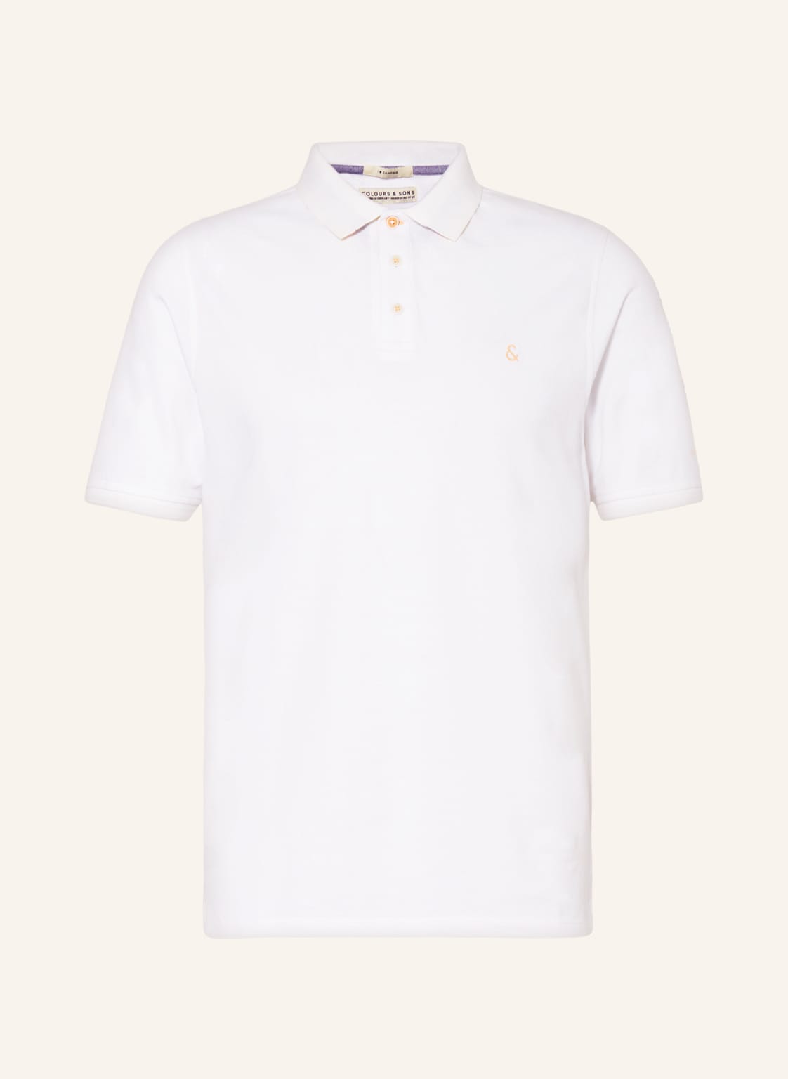 Image of Colours & Sons Piqué-Poloshirt weiss