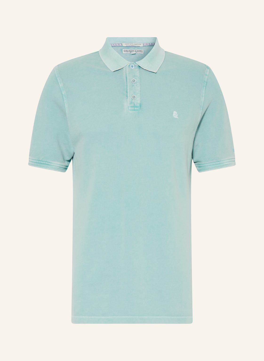 Image of Colours & Sons Piqué-Poloshirt gruen