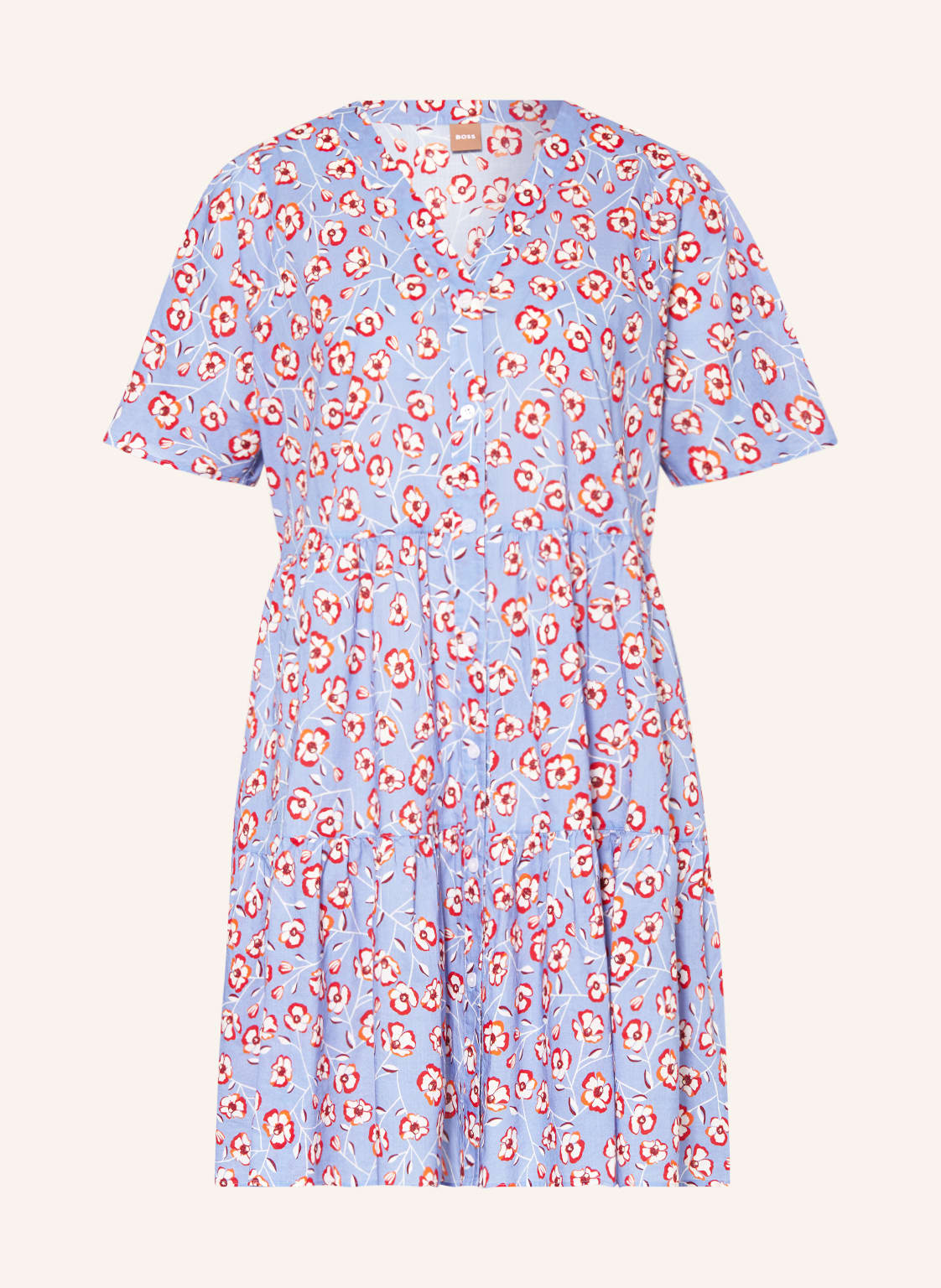 Image of Boss Hemdblusenkleid Dango blau