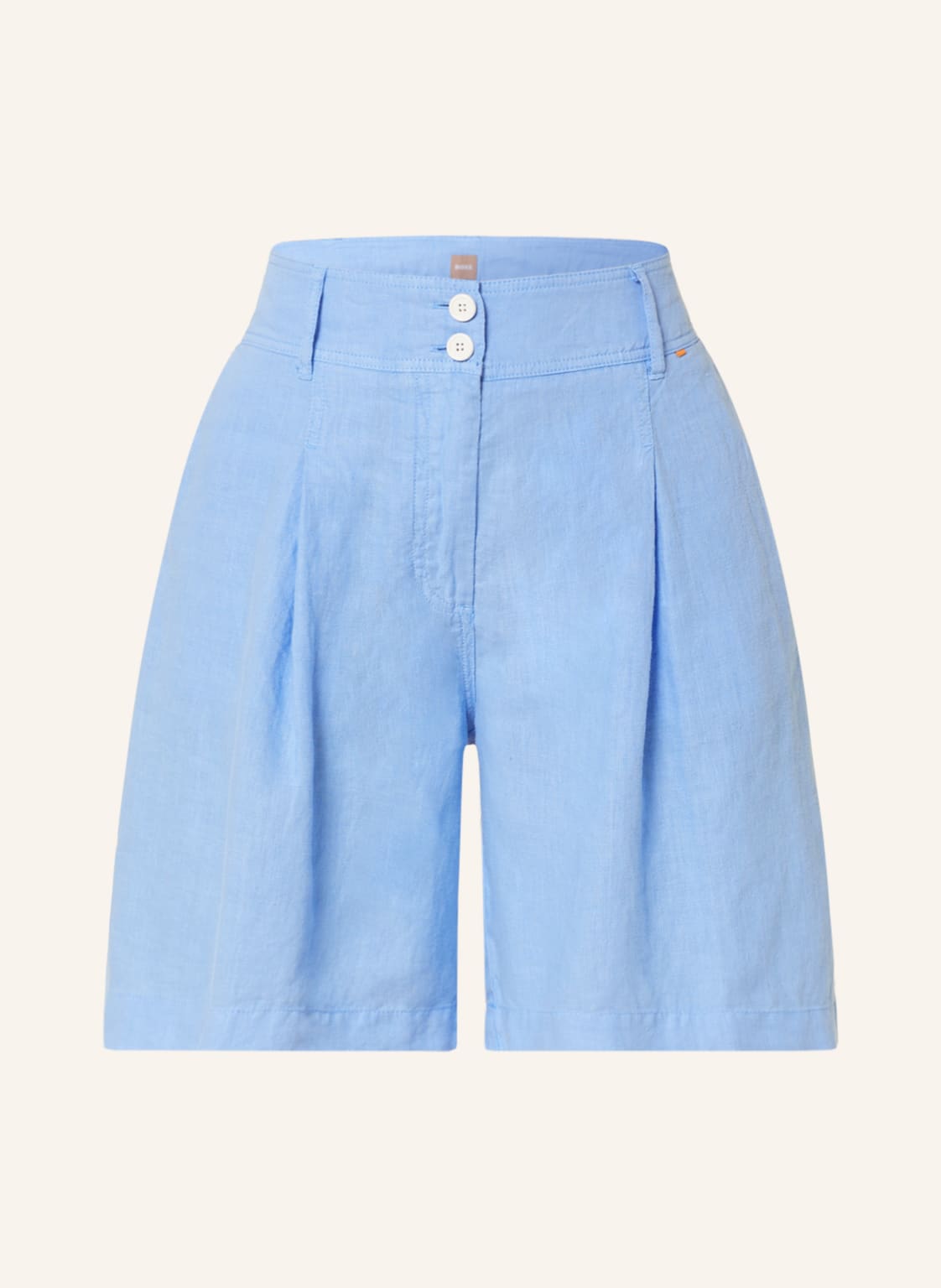 Image of Boss Leinenshorts Taweta blau