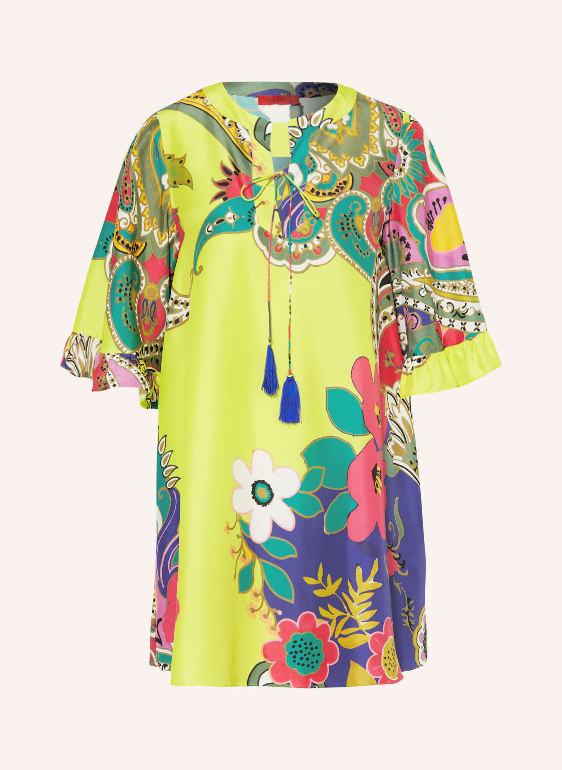 Image of Max & Co. Seidenkleid Ossido gelb
