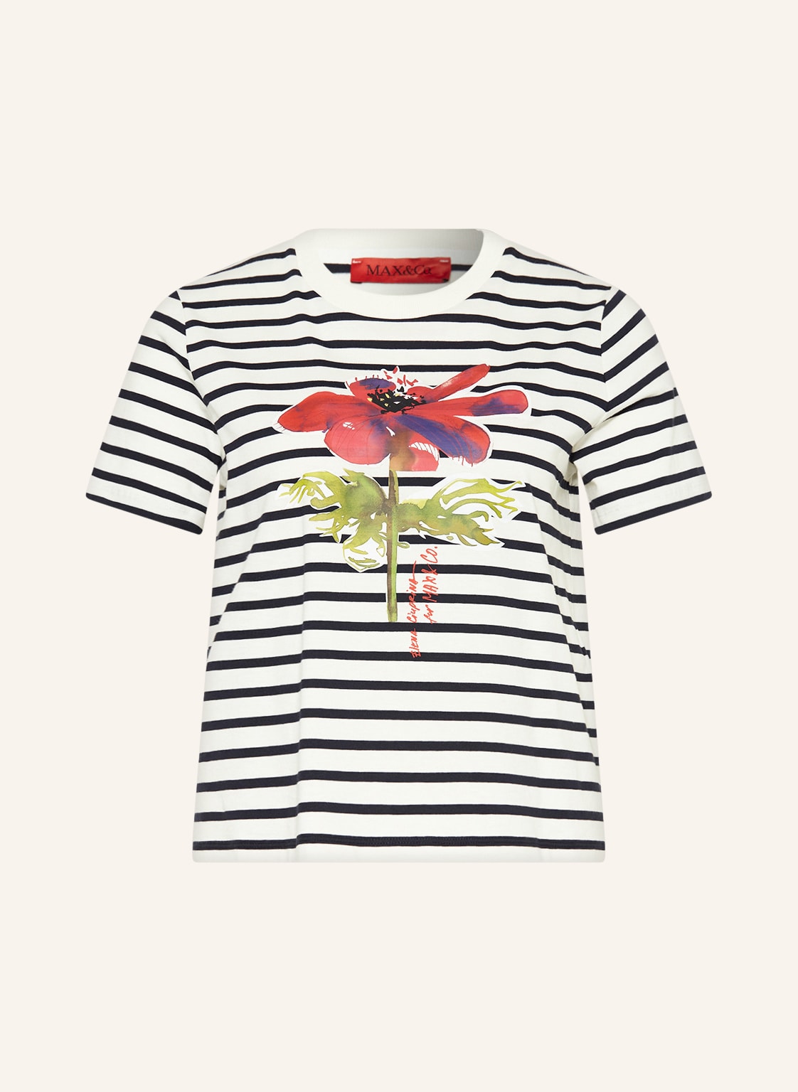 Image of Max & Co. Set Crayon: T-Shirt Und Rucksack weiss