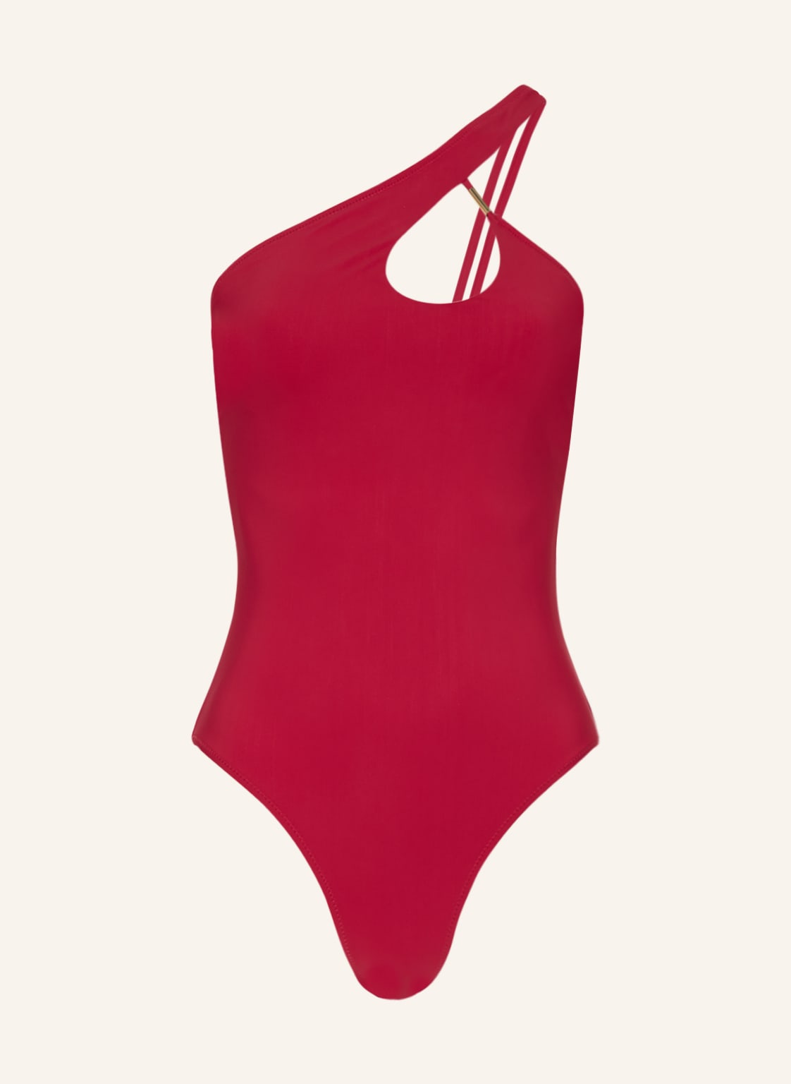 Image of Aubade One-Shoulder-Badeanzug Beach Escape rot