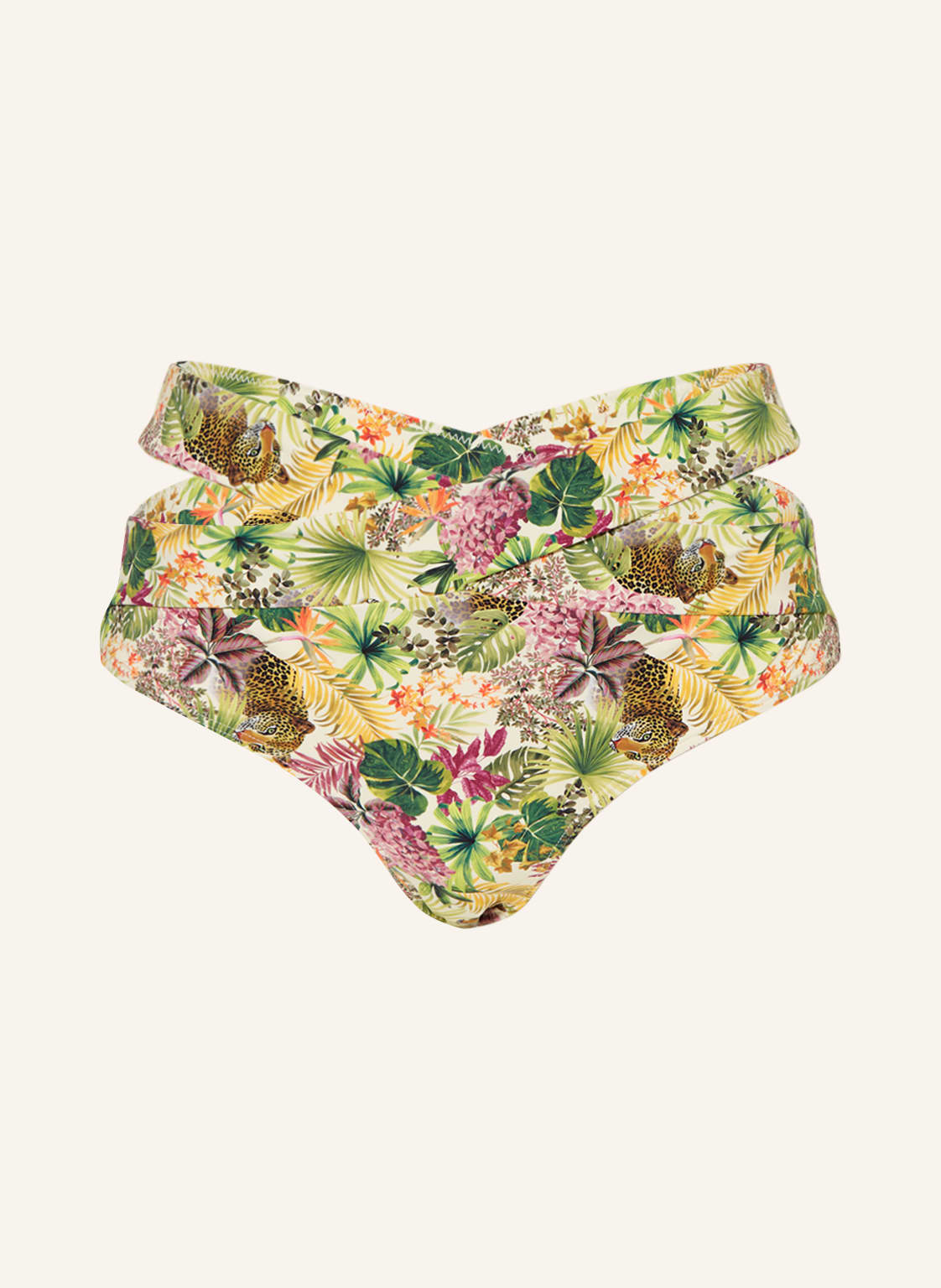 Image of Aubade High-Waist-Bikini-Hose Exotic Fever gruen