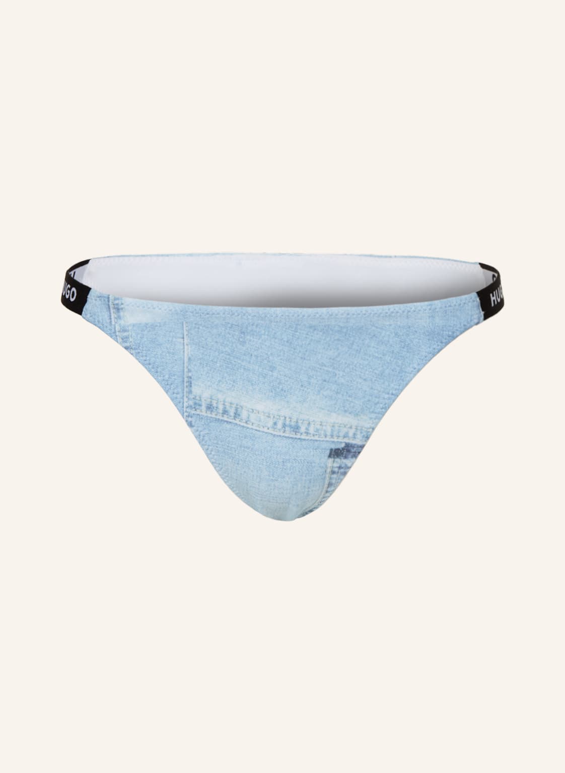 Image of Hugo Brazilian-Bikini-Hose 90`S Denim blau