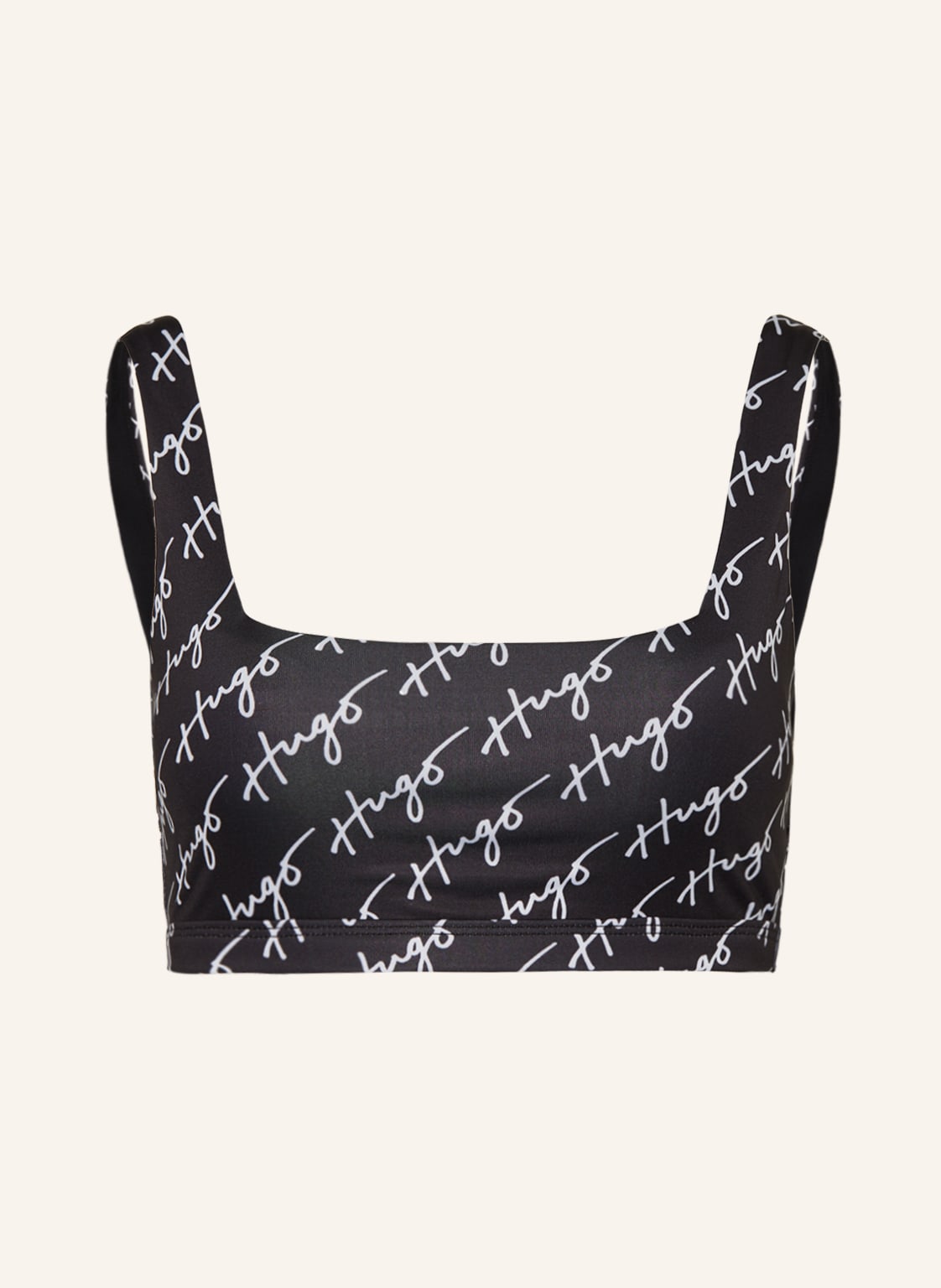 Image of Hugo Bralette-Bikini-Top Signature schwarz