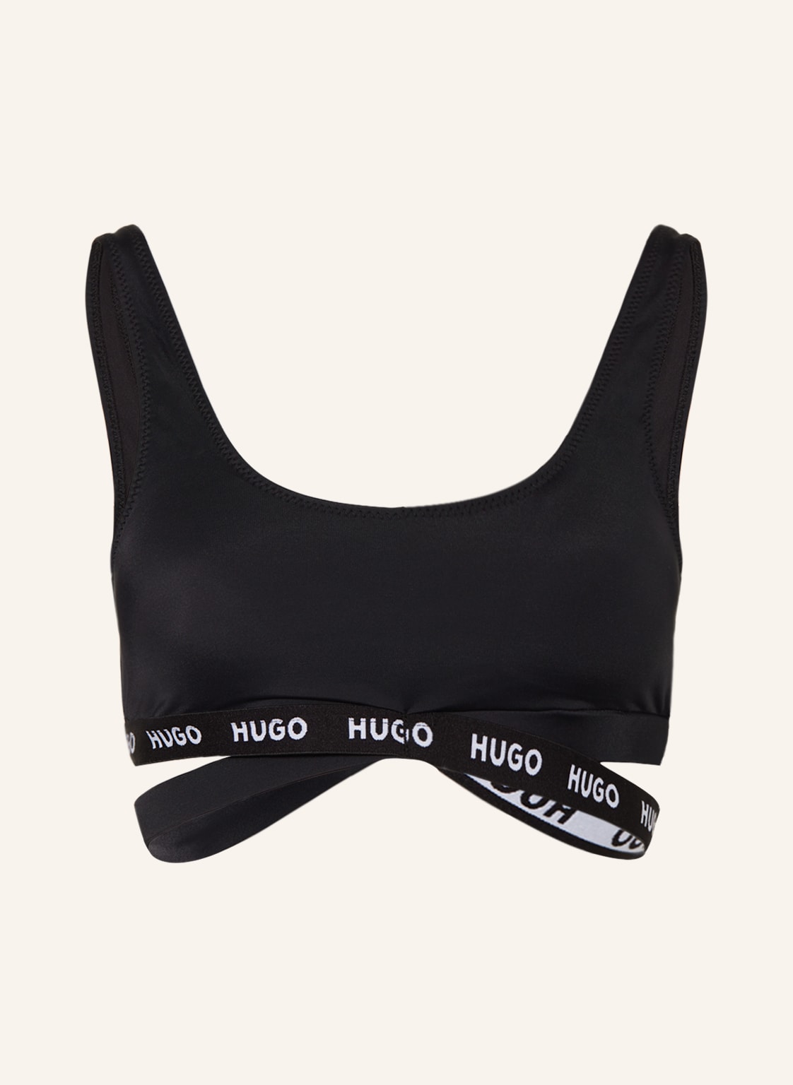 Image of Hugo Bustier-Bikini-Top Pure schwarz