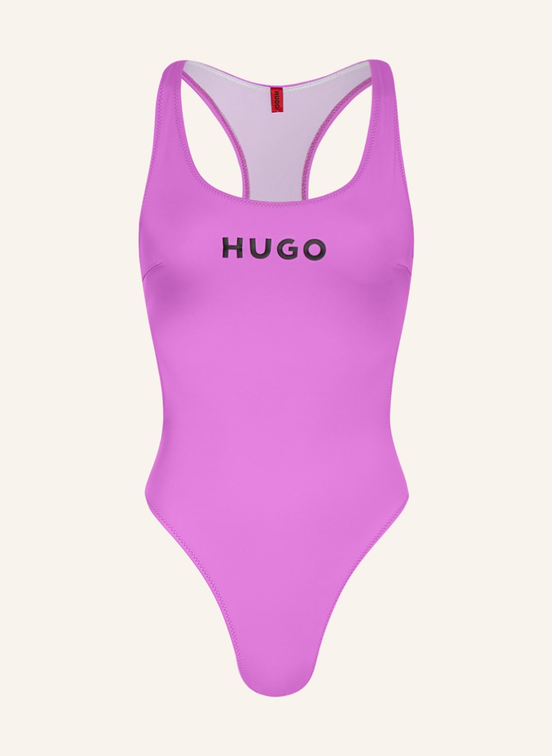 Image of Hugo Badeanzug Cutout violett