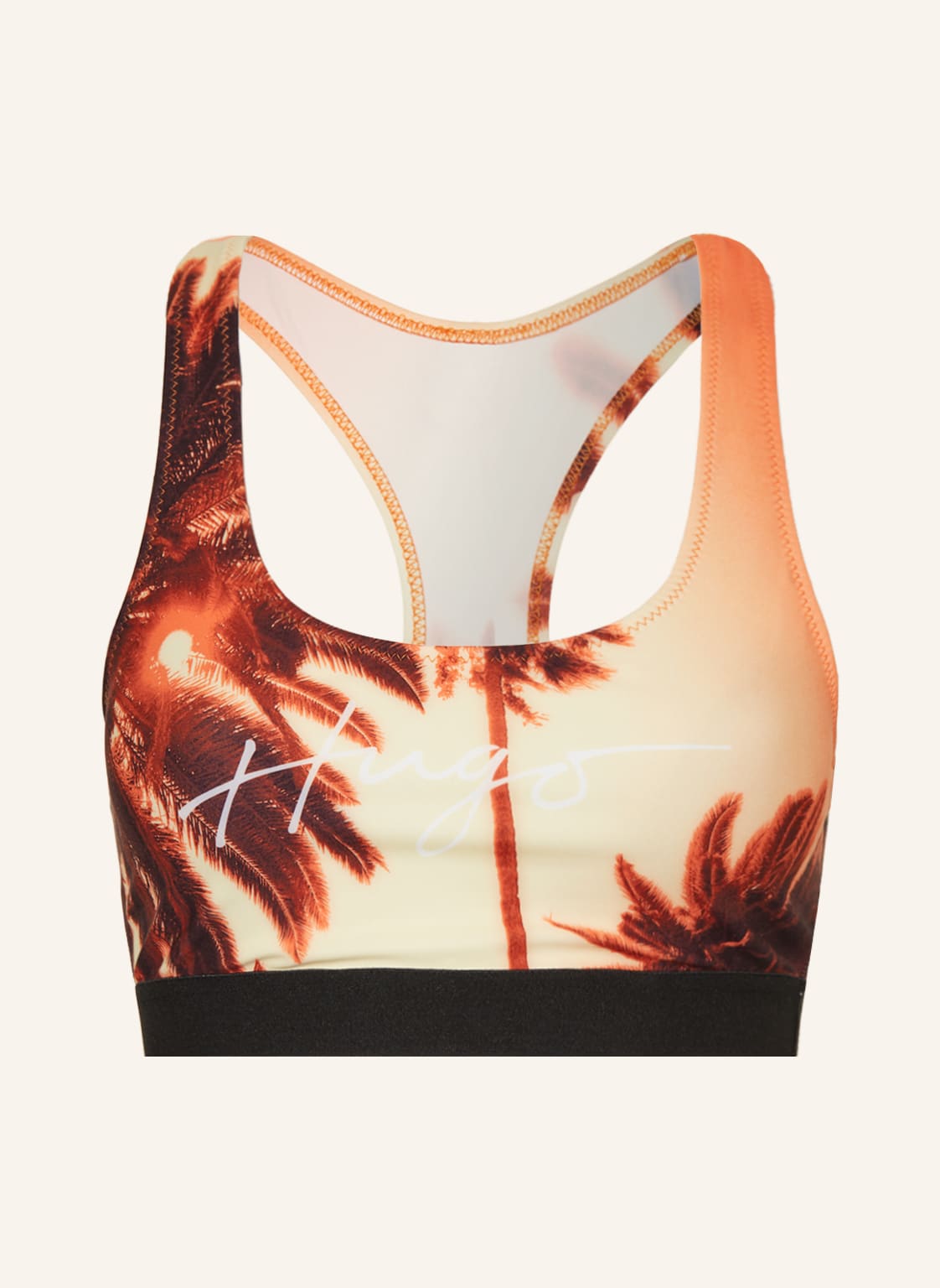 Image of Hugo Bustier-Bikini-Top Under Palms orange